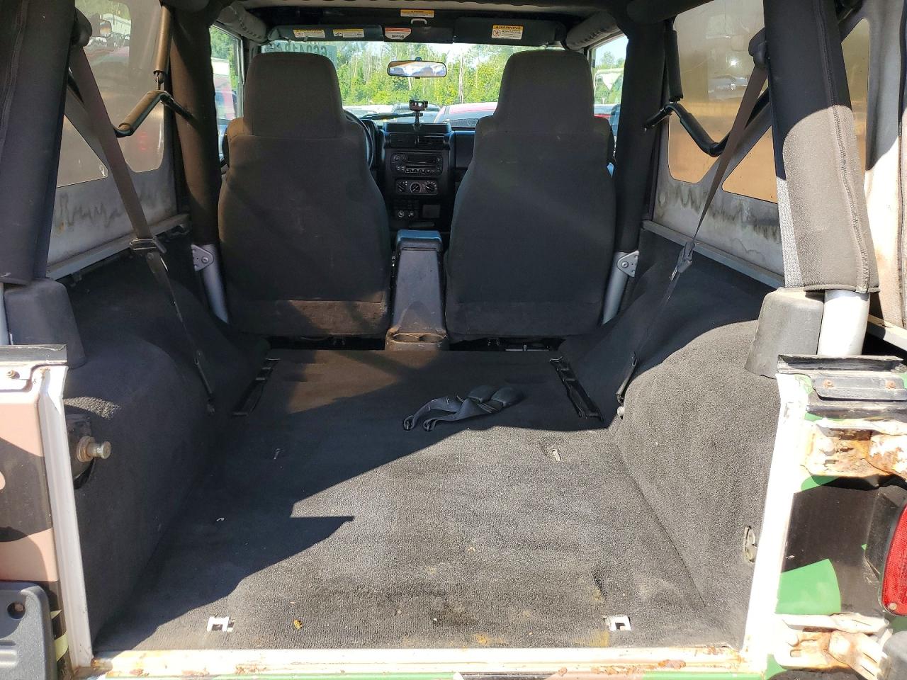 2006 Jeep Wrangler / Tj Unlimited Green vin: 1J4FA44S66P735134