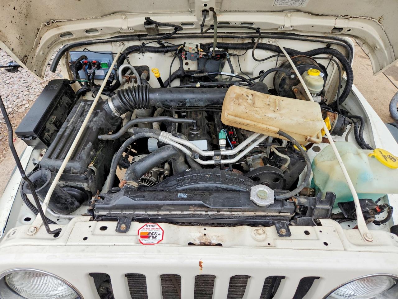 2006 Jeep Wrangler / Tj Unlimited White vin: 1J4FA44S66P775553