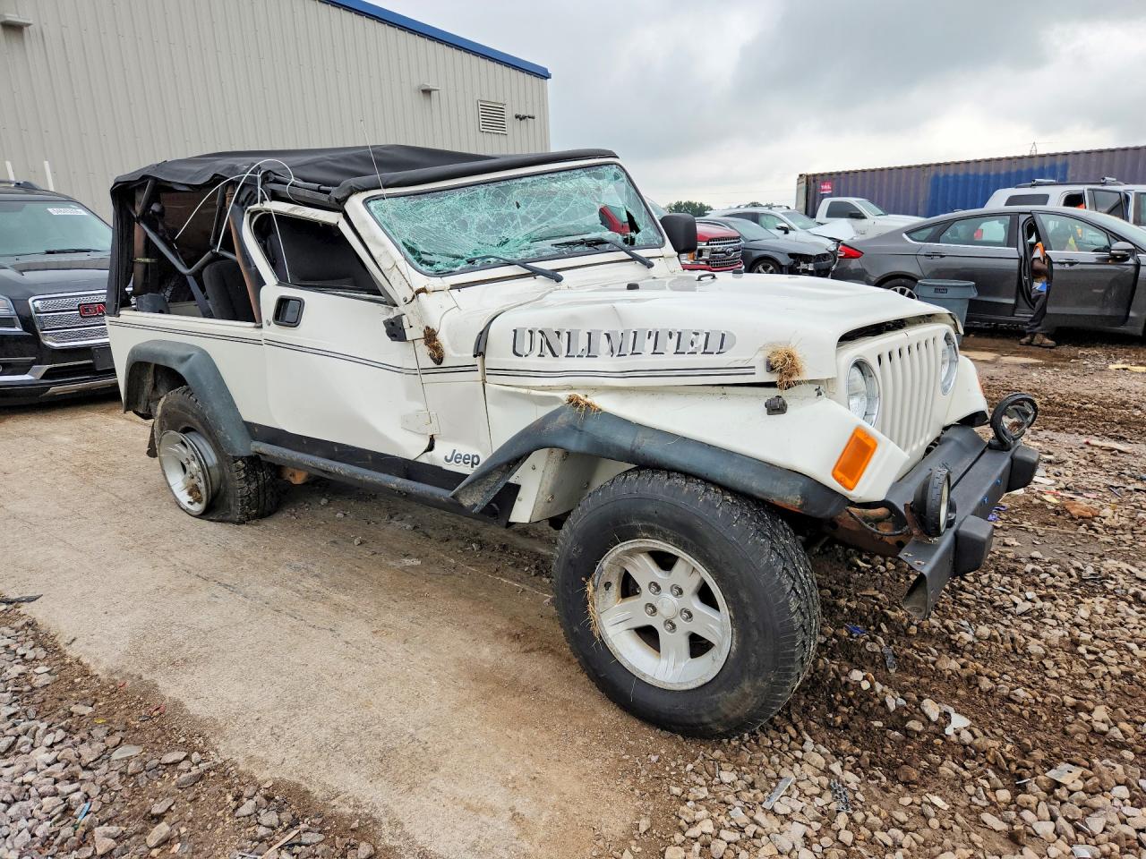 2006 Jeep Wrangler / Tj Unlimited White vin: 1J4FA44S66P775553