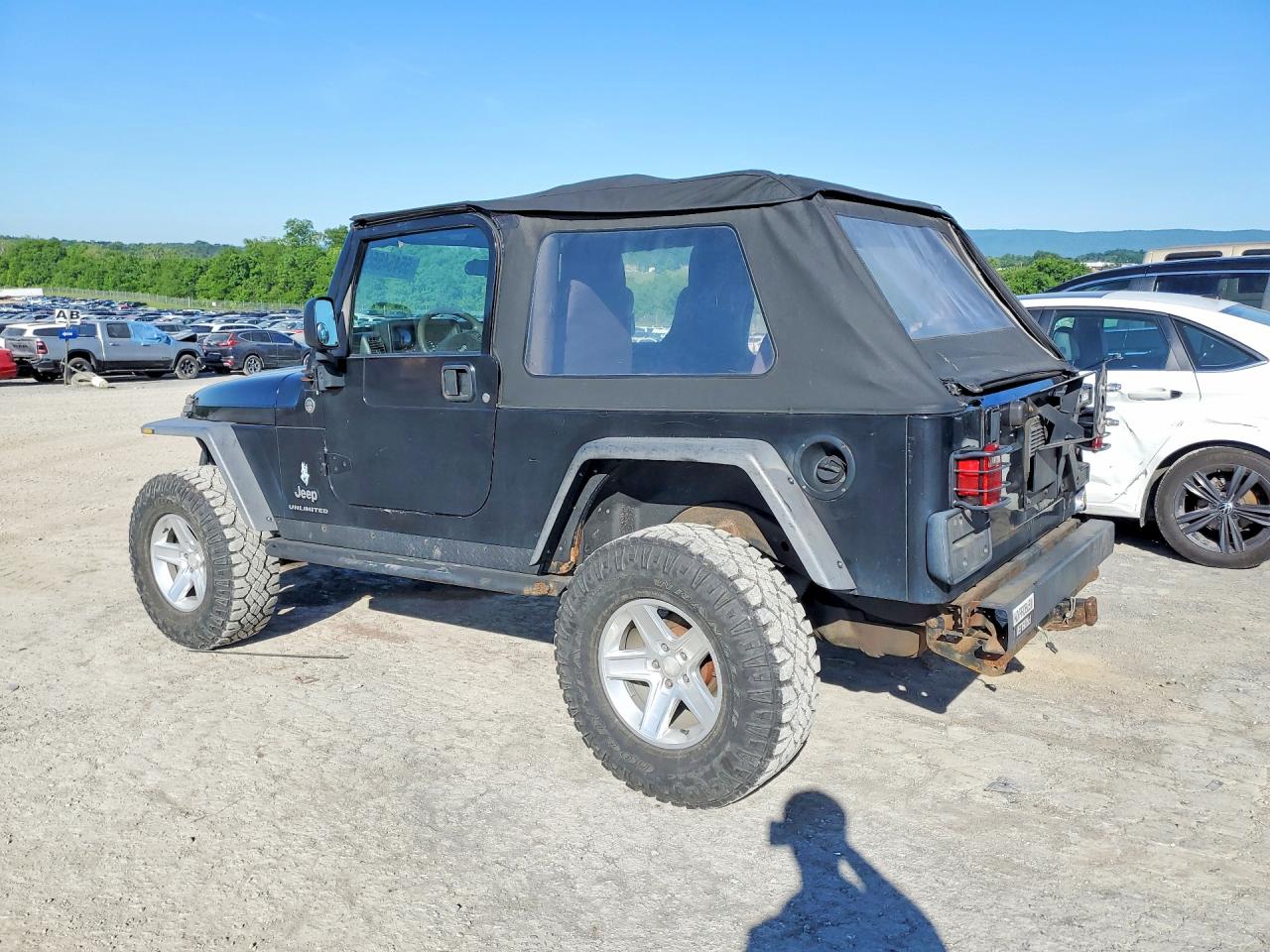 2006 Jeep Wrangler / Tj Unlimited Black vin: 1J4FA44S66P787458