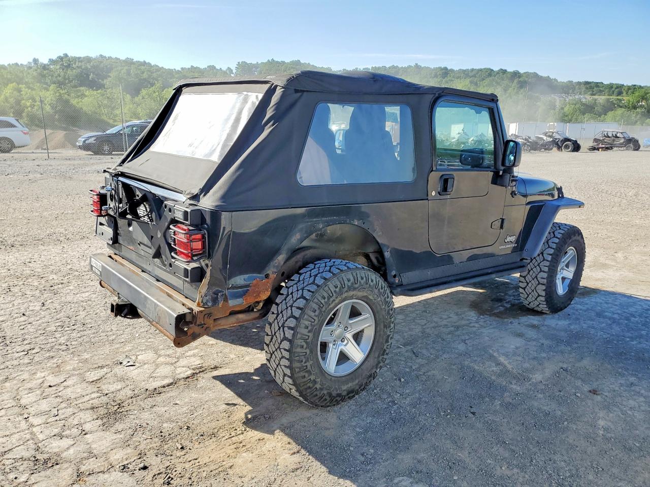2006 Jeep Wrangler / Tj Unlimited Black vin: 1J4FA44S66P787458