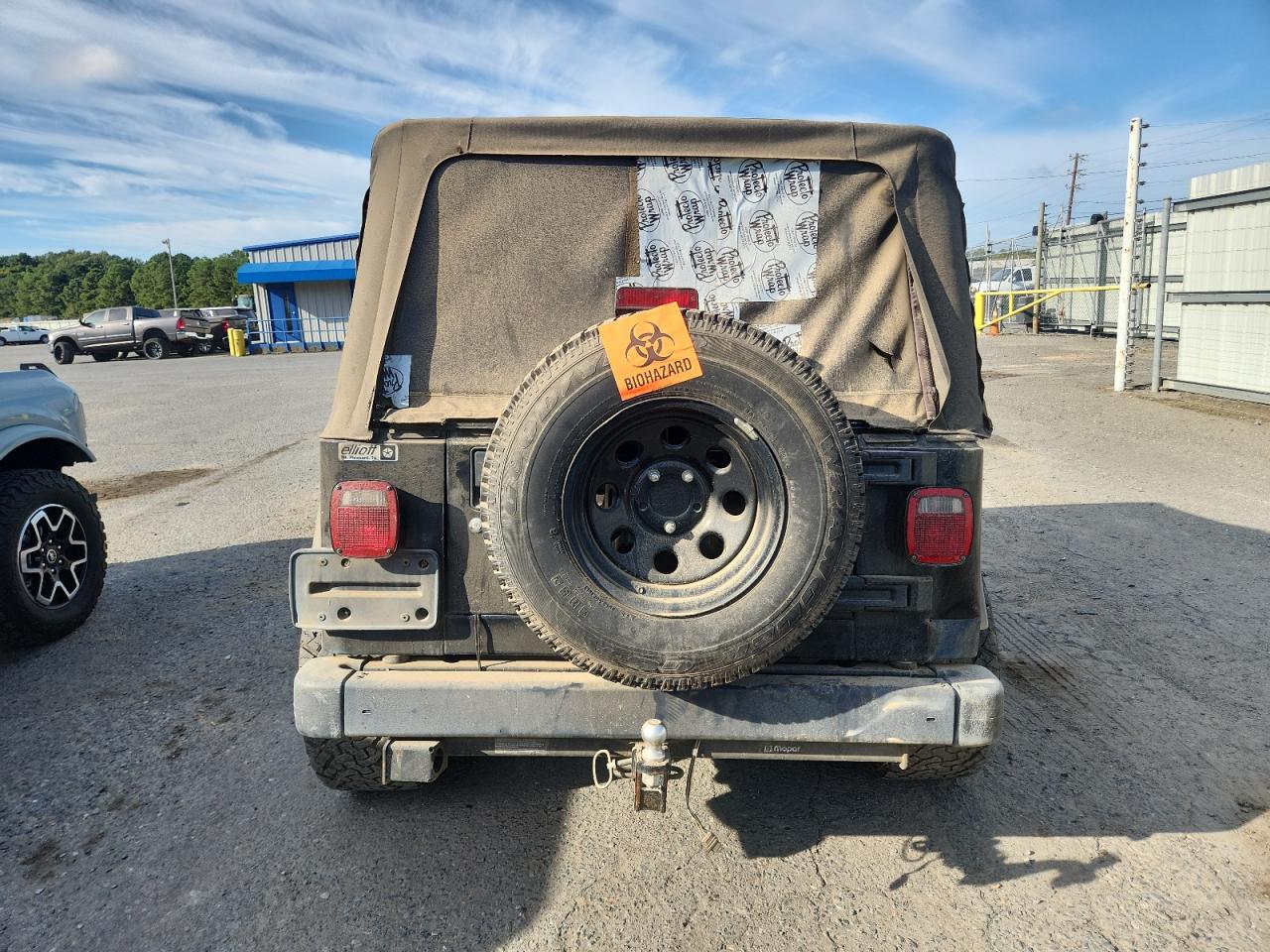 2005 Jeep Wrangler / Tj Unlimited Black vin: 1J4FA44S75P317650
