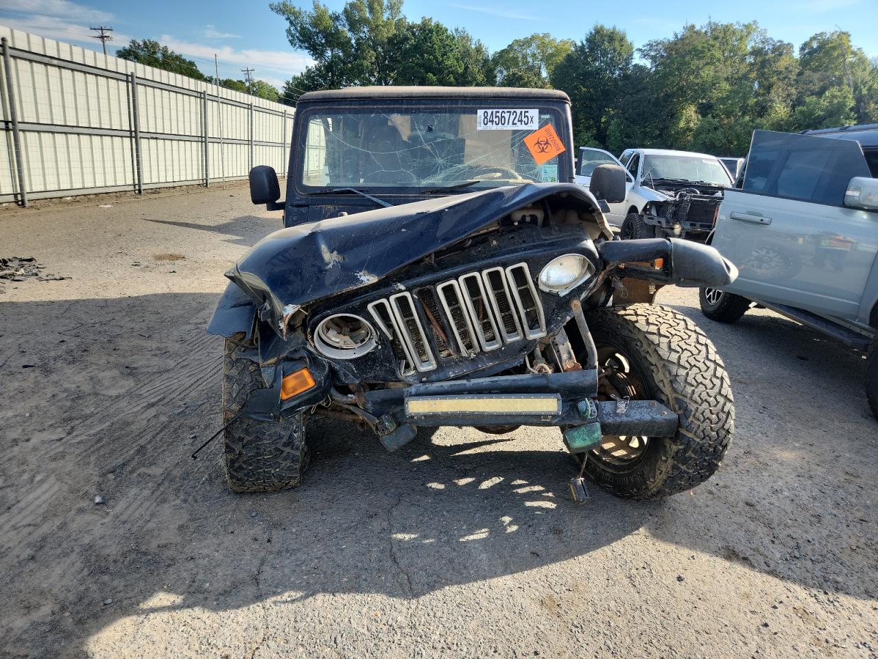 2005 Jeep Wrangler / Tj Unlimited Black vin: 1J4FA44S75P317650