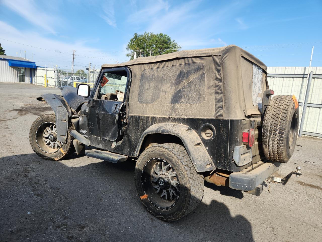 2005 Jeep Wrangler / Tj Unlimited Black vin: 1J4FA44S75P317650