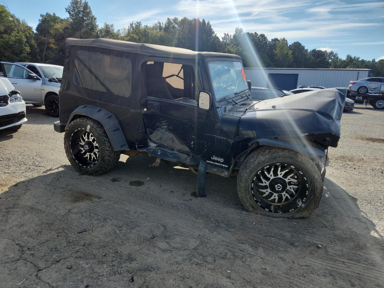2005 Jeep Wrangler / Tj Unlimited Black vin: 1J4FA44S75P317650