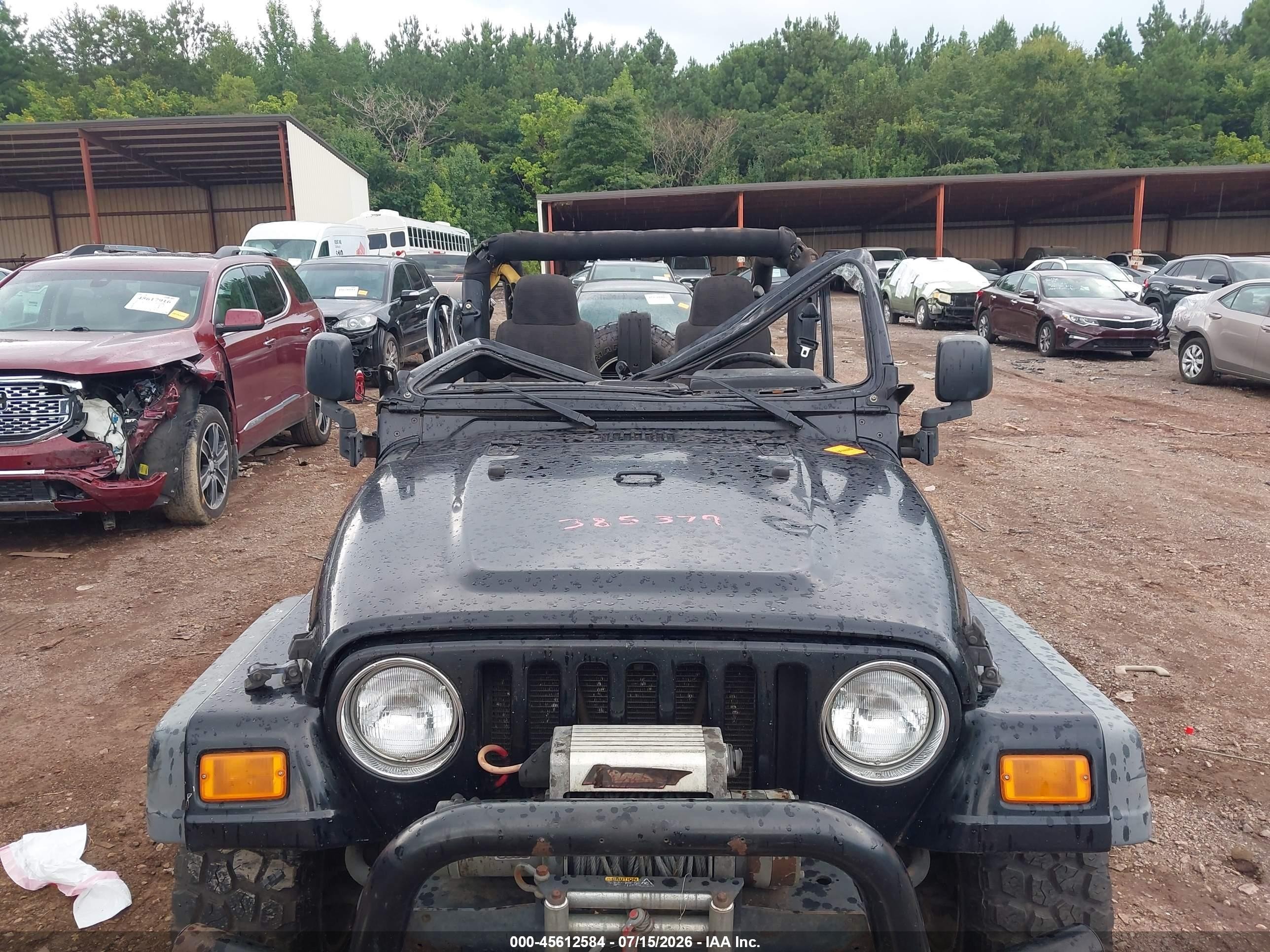 2005 Jeep Wrangler Unlimited Black vin: 1J4FA44S75P385379