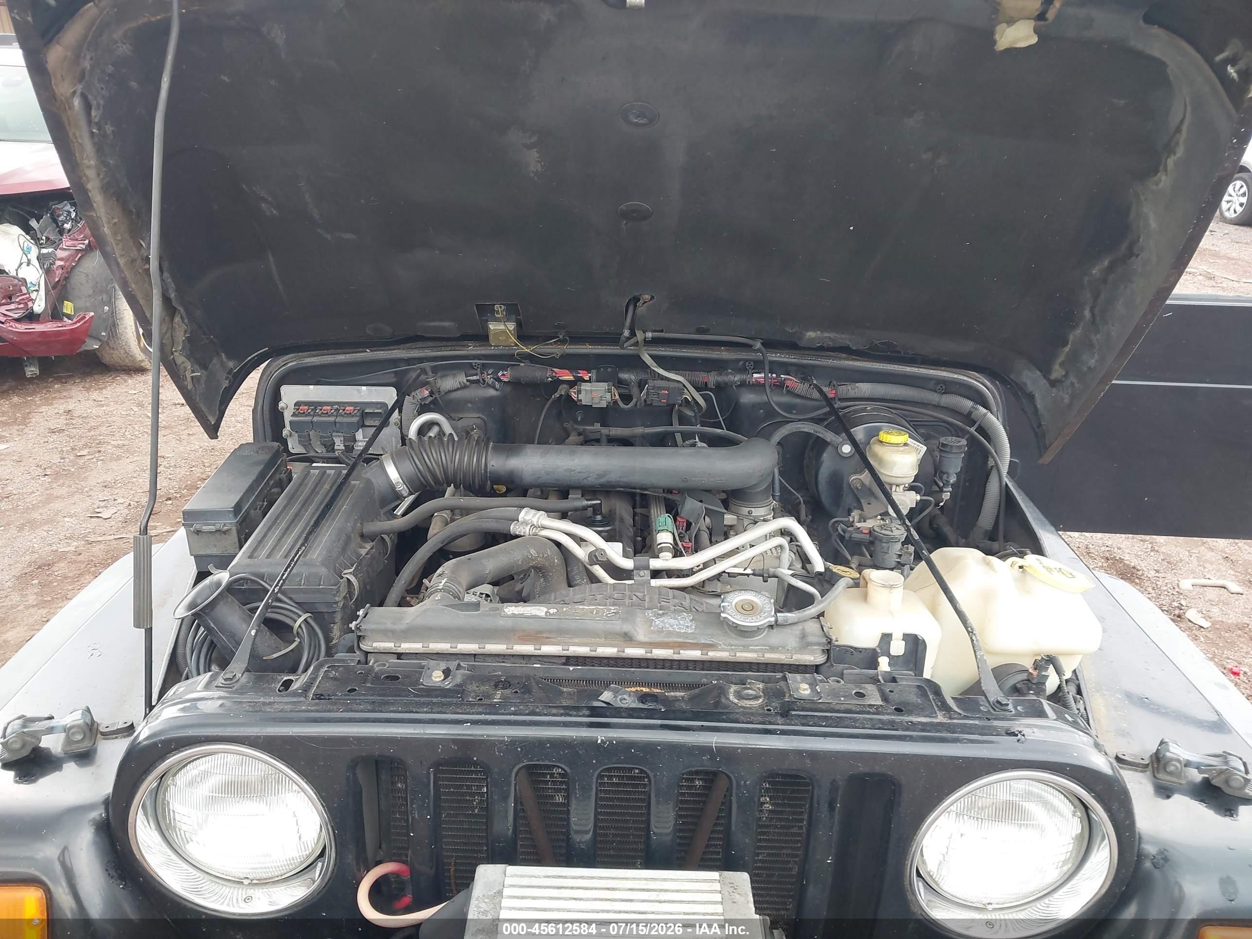 2005 Jeep Wrangler Unlimited Black vin: 1J4FA44S75P385379