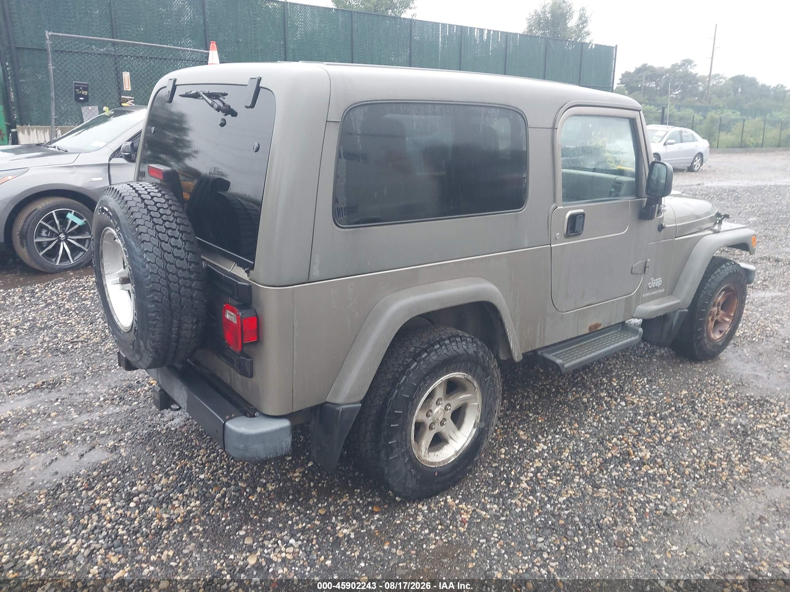 2006 Jeep Wrangler Unlimited Gray vin: 1J4FA44S76P726409