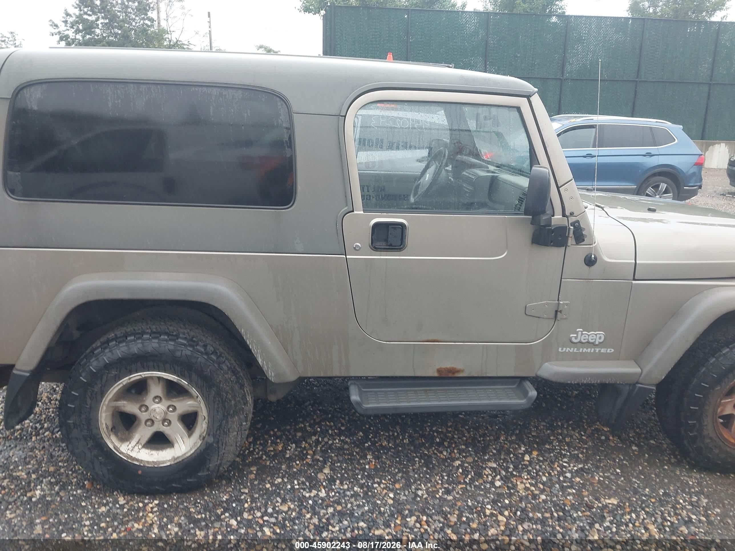 2006 Jeep Wrangler Unlimited Gray vin: 1J4FA44S76P726409