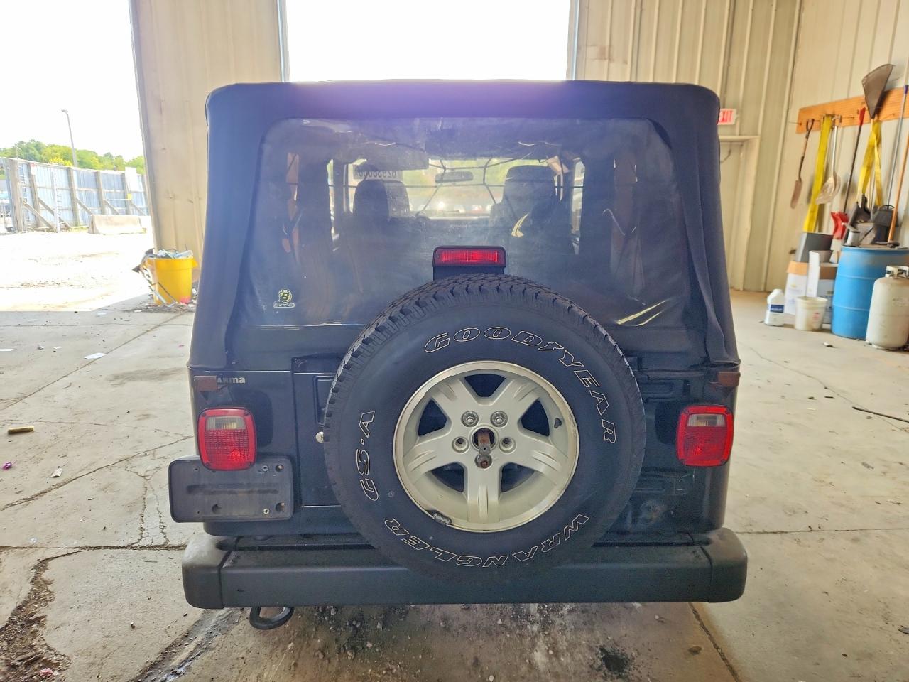 2006 Jeep Wrangler / Tj Unlimited Черный vin: 1J4FA44S76P735112