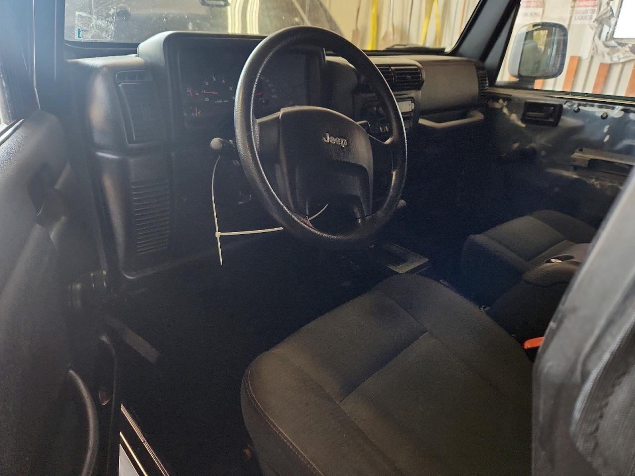 2006 Jeep Wrangler / Tj Unlimited Черный vin: 1J4FA44S76P735112