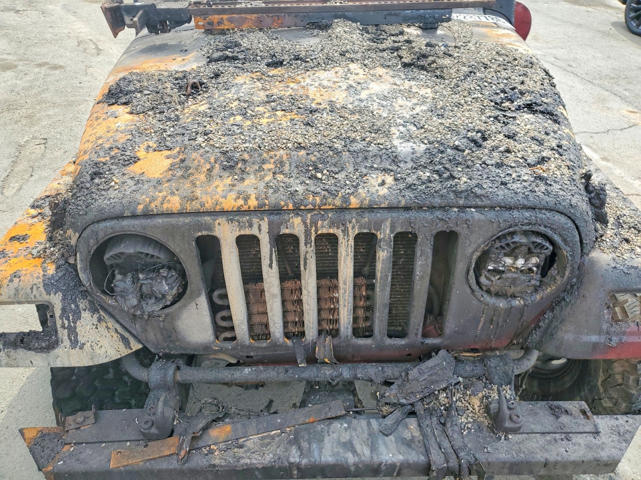 2006 Jeep Wrangler / Tj Unlimited Burgundy vin: 1J4FA44S76P761113