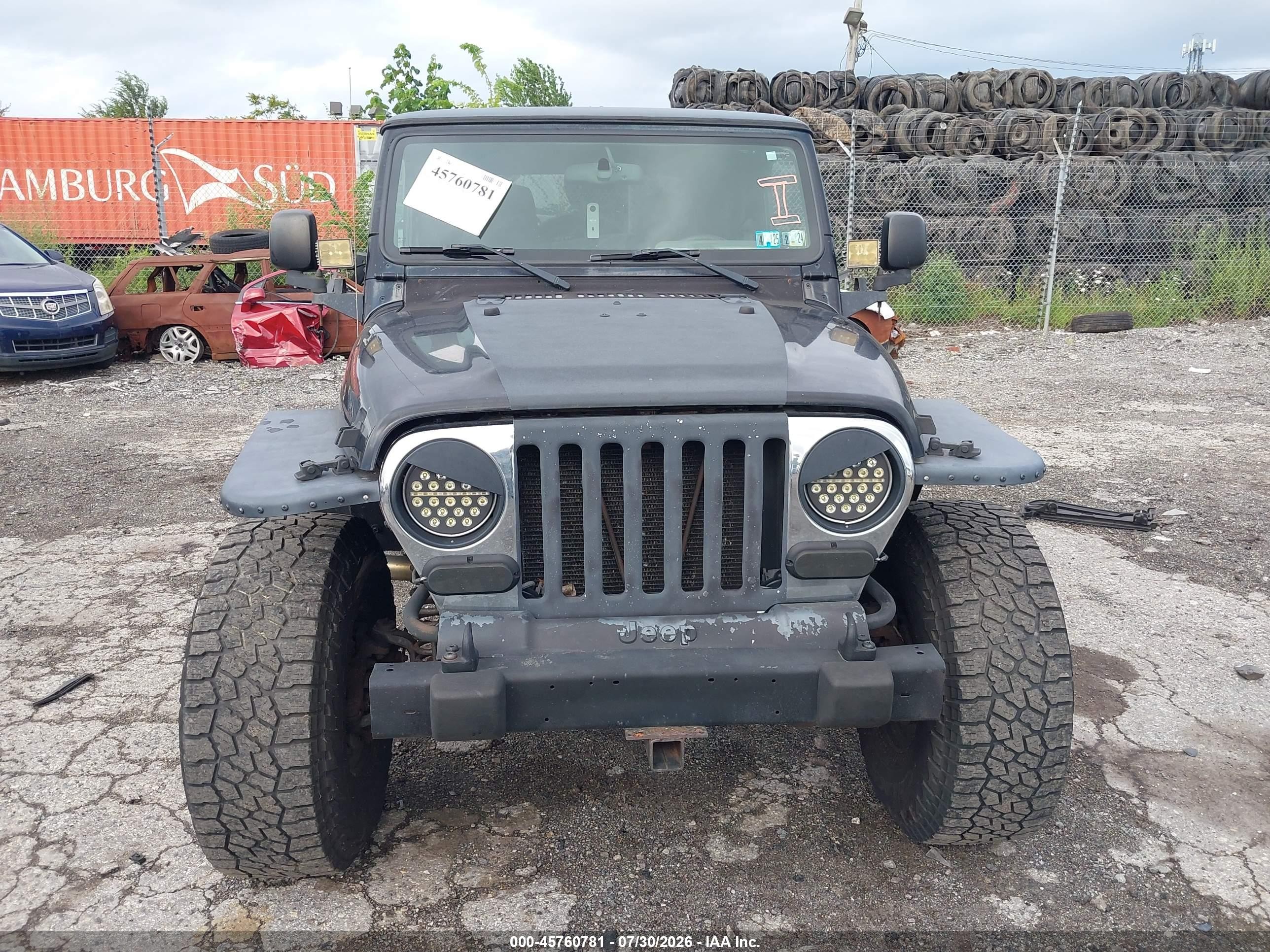 2006 Jeep Wrangler Unlimited Black vin: 1J4FA44S76P789588