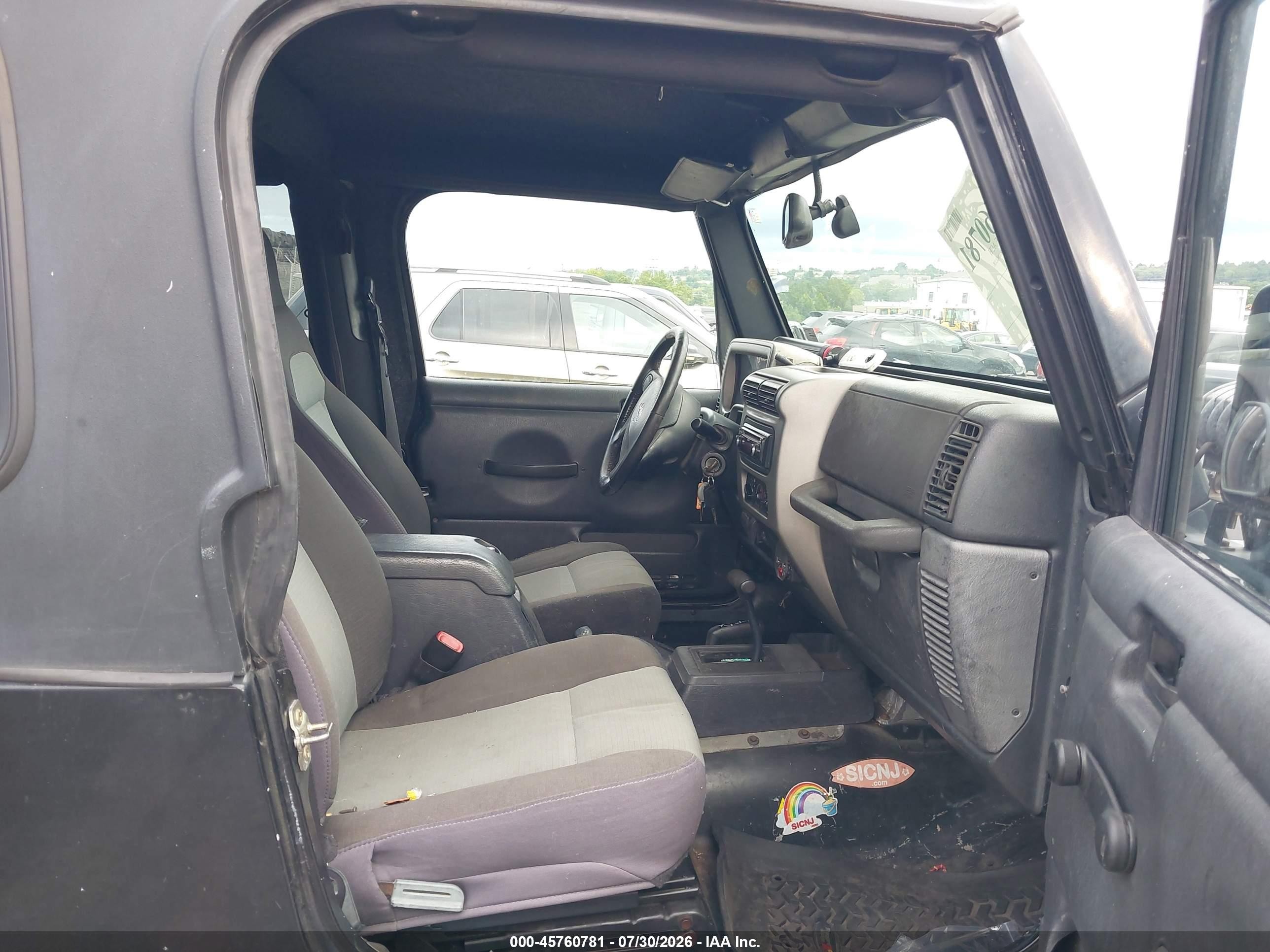 2006 Jeep Wrangler Unlimited Black vin: 1J4FA44S76P789588