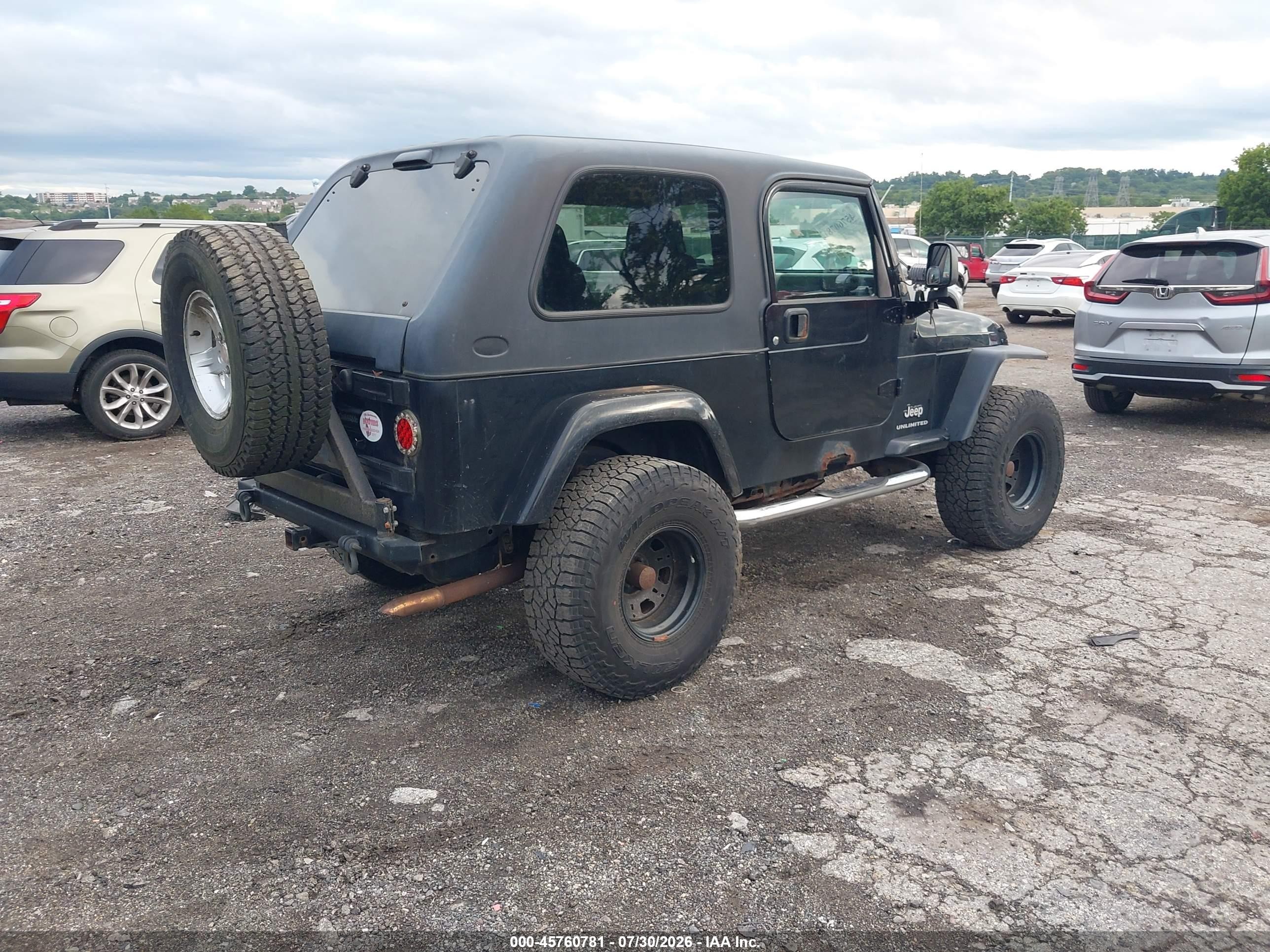 2006 Jeep Wrangler Unlimited Black vin: 1J4FA44S76P789588