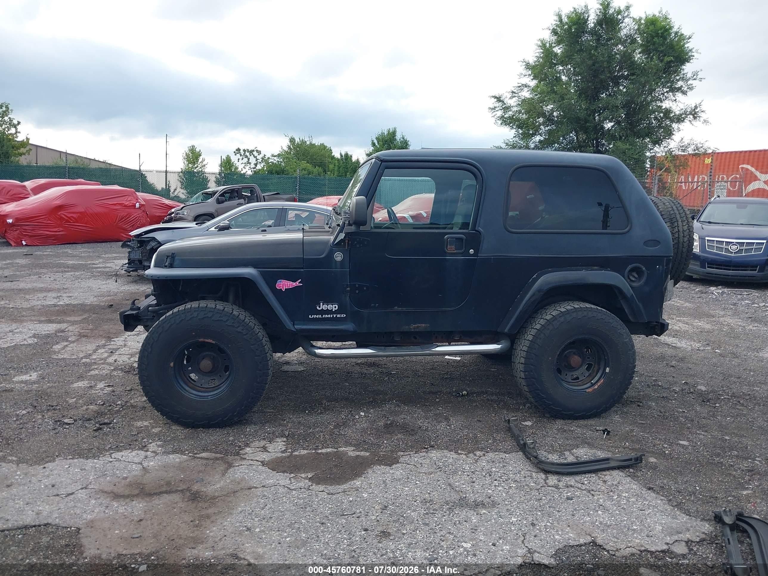 2006 Jeep Wrangler Unlimited Black vin: 1J4FA44S76P789588