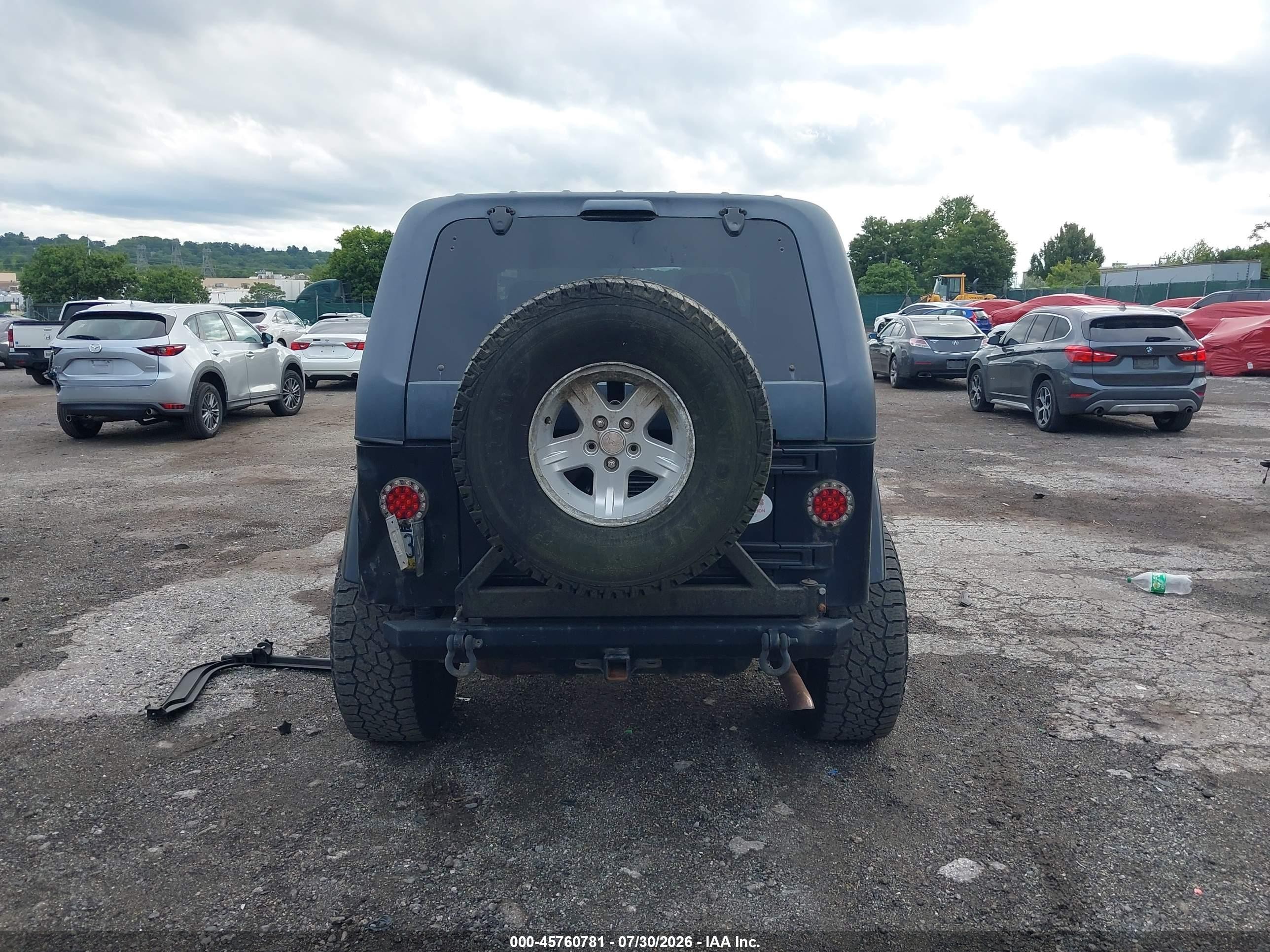 2006 Jeep Wrangler Unlimited Black vin: 1J4FA44S76P789588