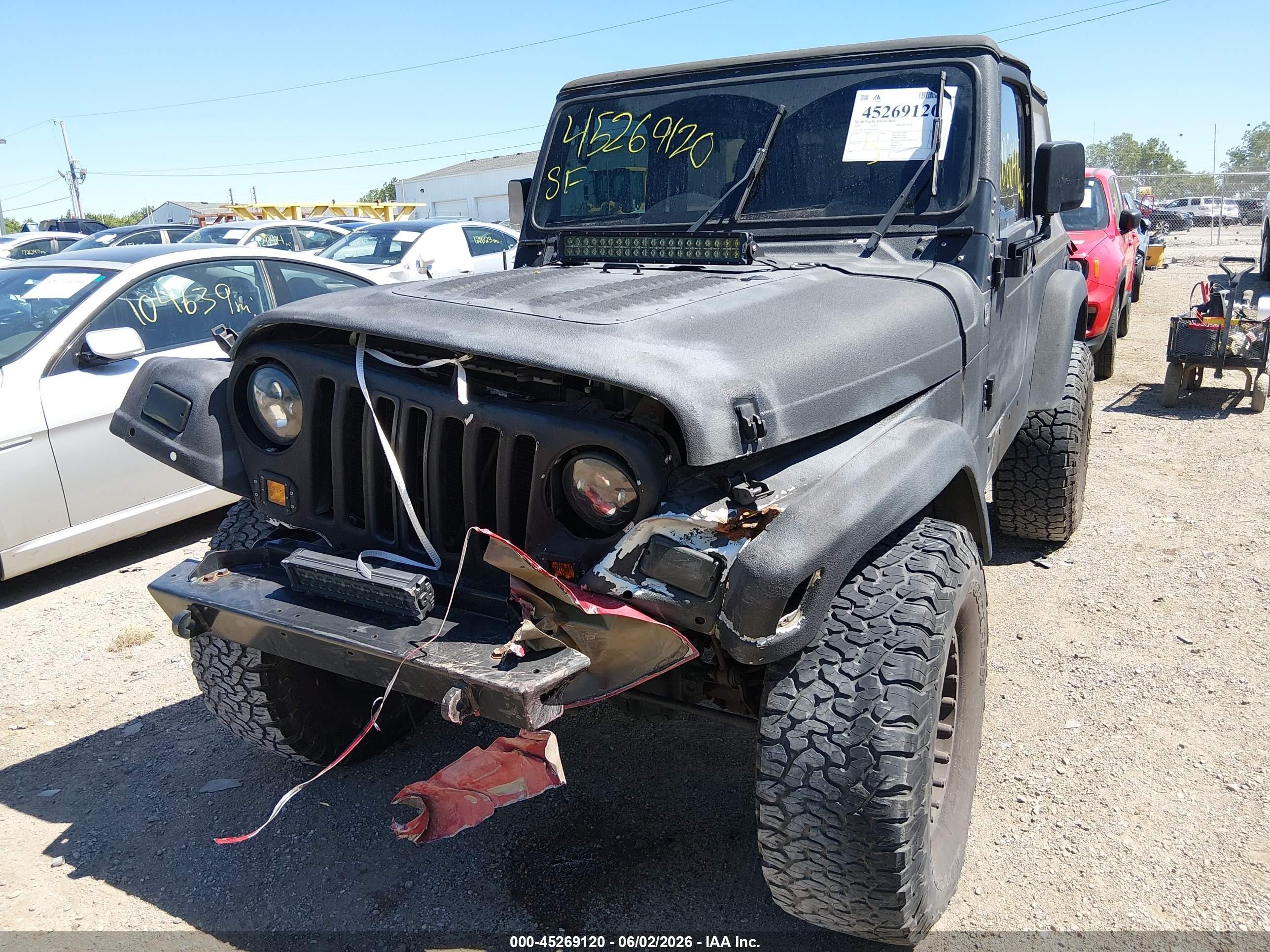 2005 Jeep Wrangler Unlimited Black vin: 1J4FA44S85P324638