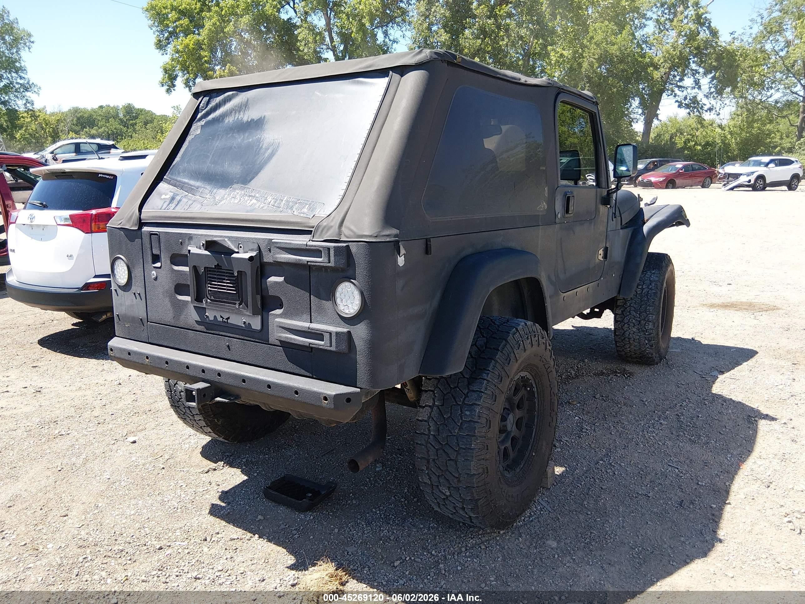 2005 Jeep Wrangler Unlimited Black vin: 1J4FA44S85P324638