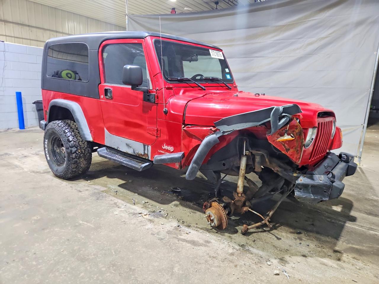 2006 Jeep Wrangler / Tj Unlimited Red vin: 1J4FA44SX6P787396
