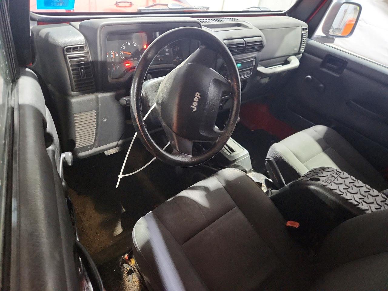 2006 Jeep Wrangler / Tj Unlimited Red vin: 1J4FA44SX6P787396
