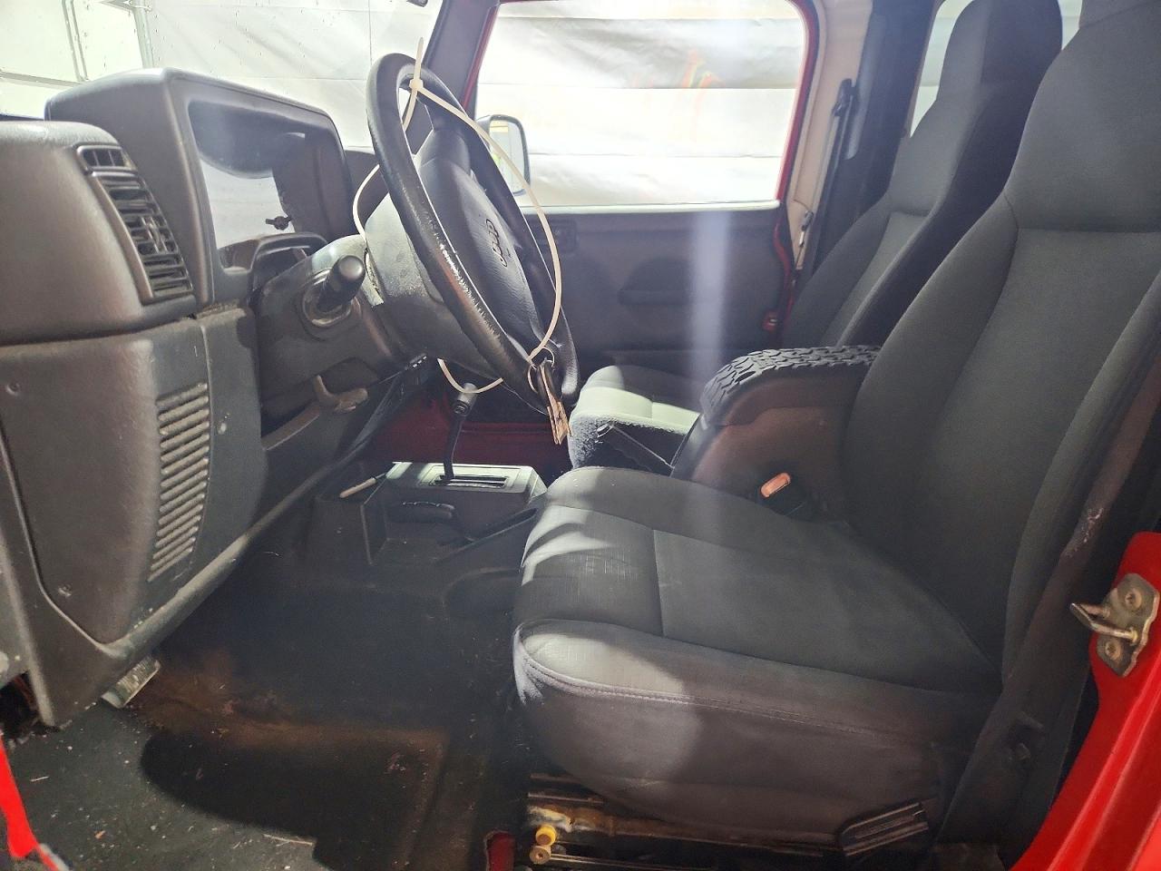 2006 Jeep Wrangler / Tj Unlimited Red vin: 1J4FA44SX6P787396