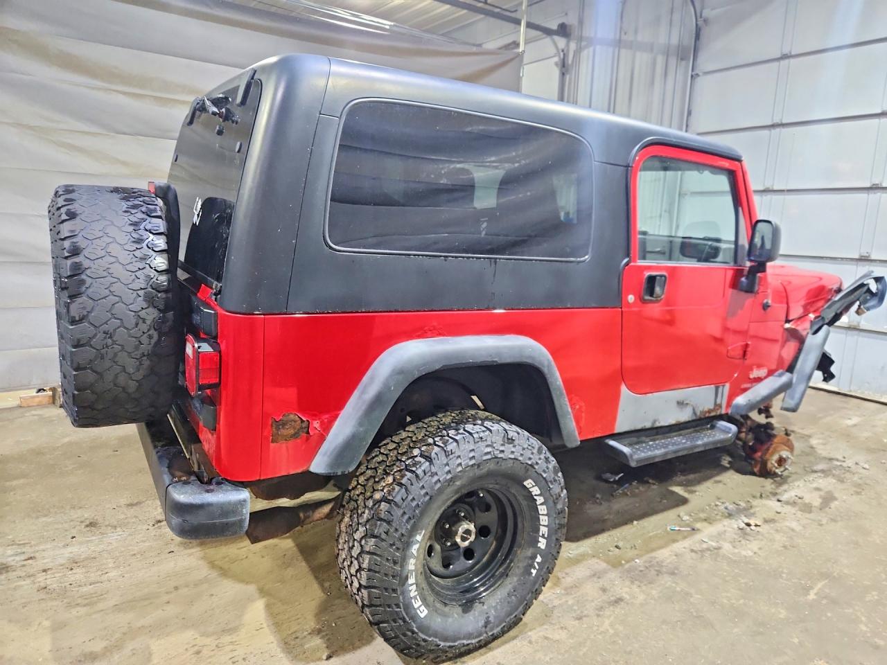 2006 Jeep Wrangler / Tj Unlimited Red vin: 1J4FA44SX6P787396