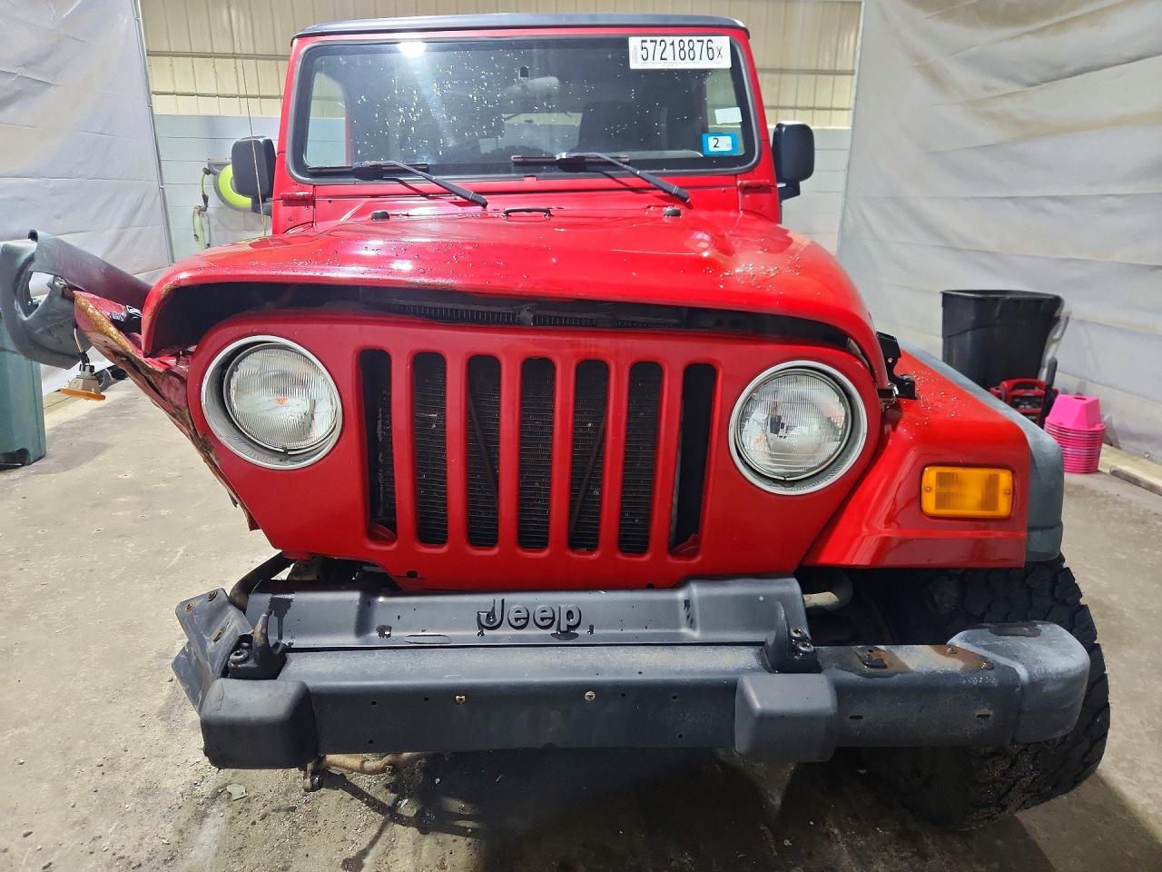 2006 Jeep Wrangler / Tj Unlimited Red vin: 1J4FA44SX6P787396