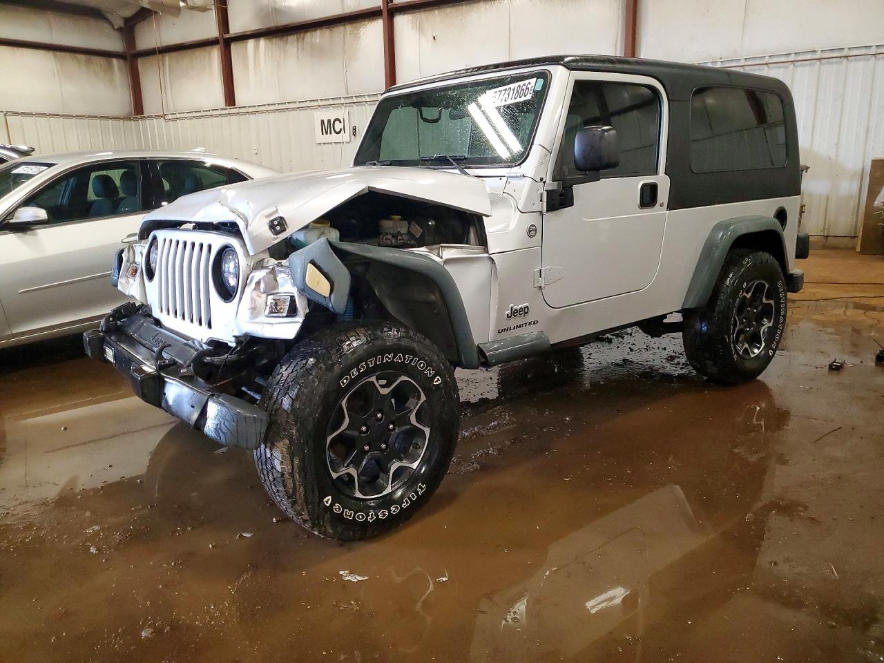 2006 Jeep Wrangler / Tj Unlimited Silver vin: 1J4FA44SX6P787849
