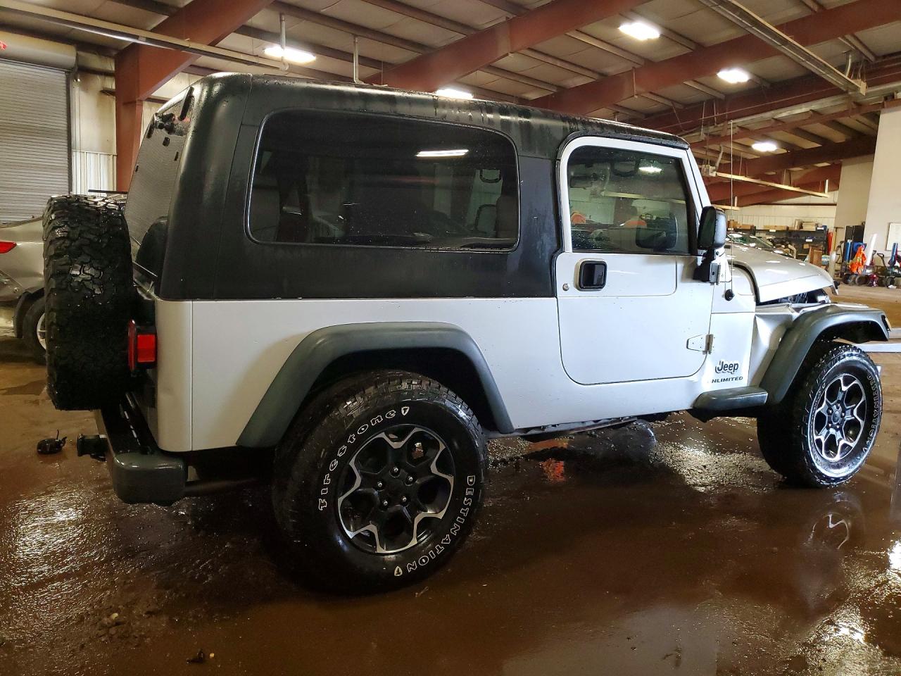 2006 Jeep Wrangler / Tj Unlimited Silver vin: 1J4FA44SX6P787849