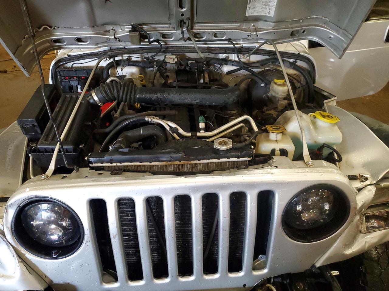 2006 Jeep Wrangler / Tj Unlimited Silver vin: 1J4FA44SX6P787849