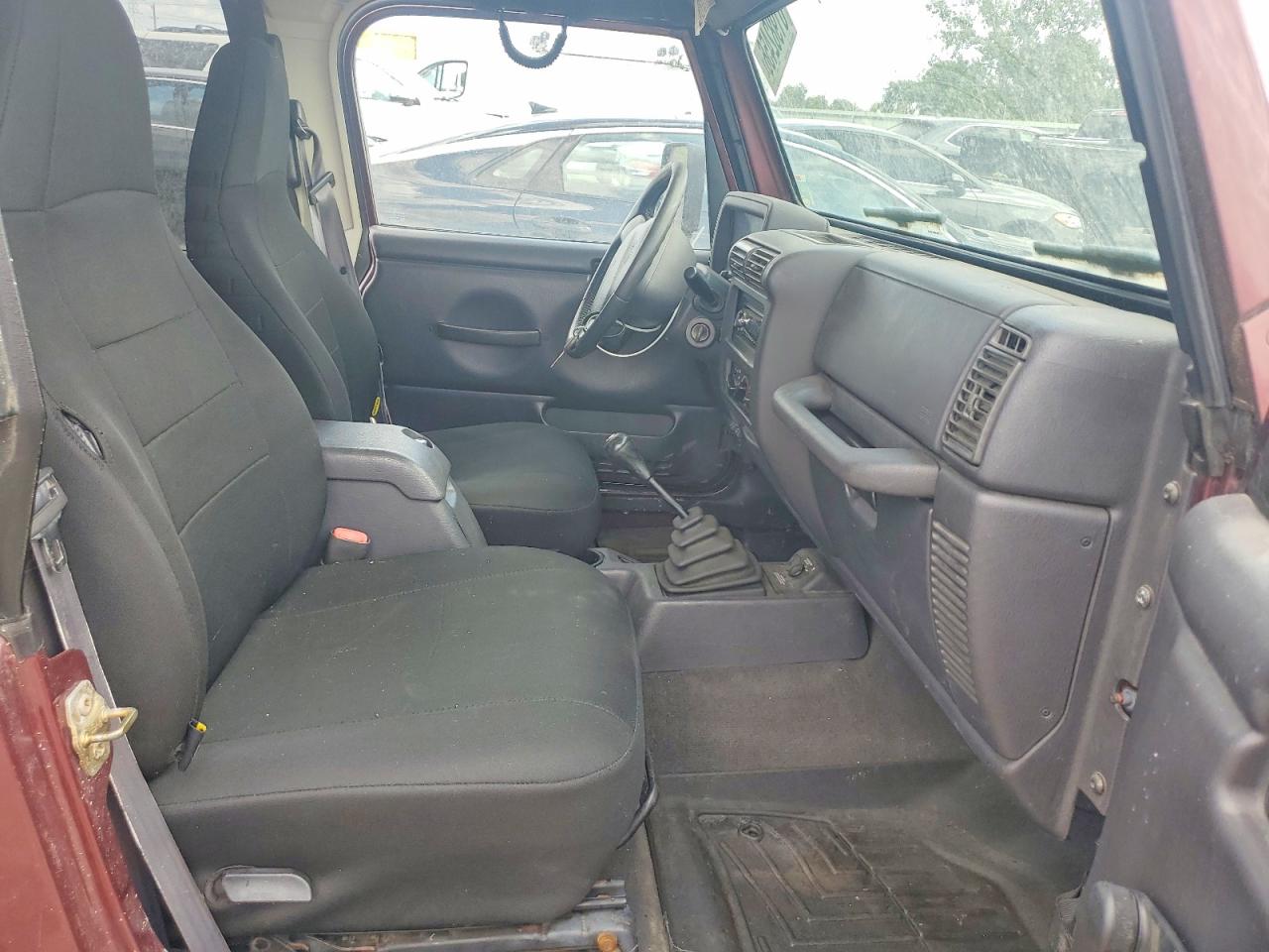 2002 Jeep Wrangler / Tj Sport Maroon vin: 1J4FA49S02P767418