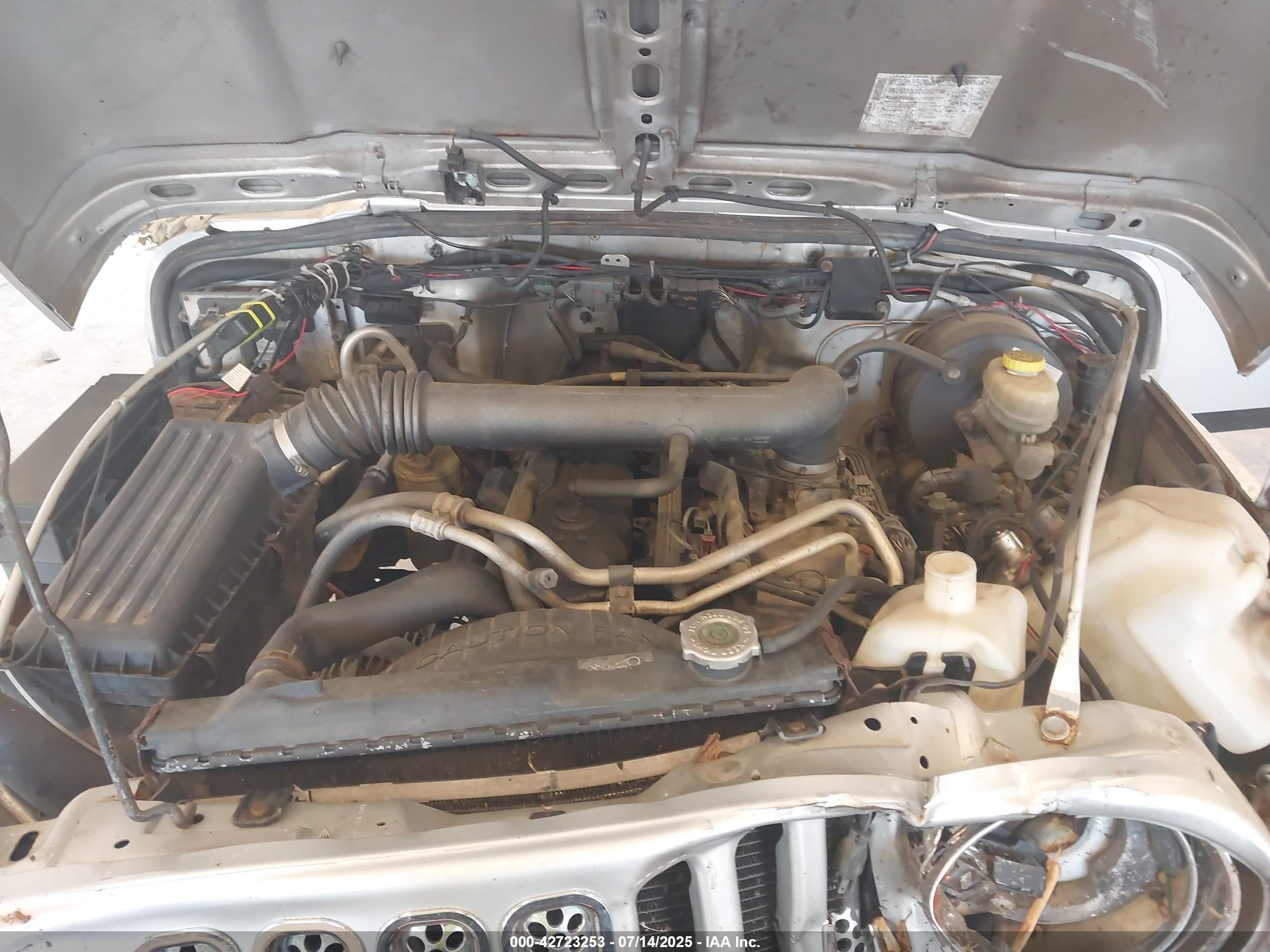 2004 Jeep Tj Sport Silver vin: 1J4FA49S04P754459