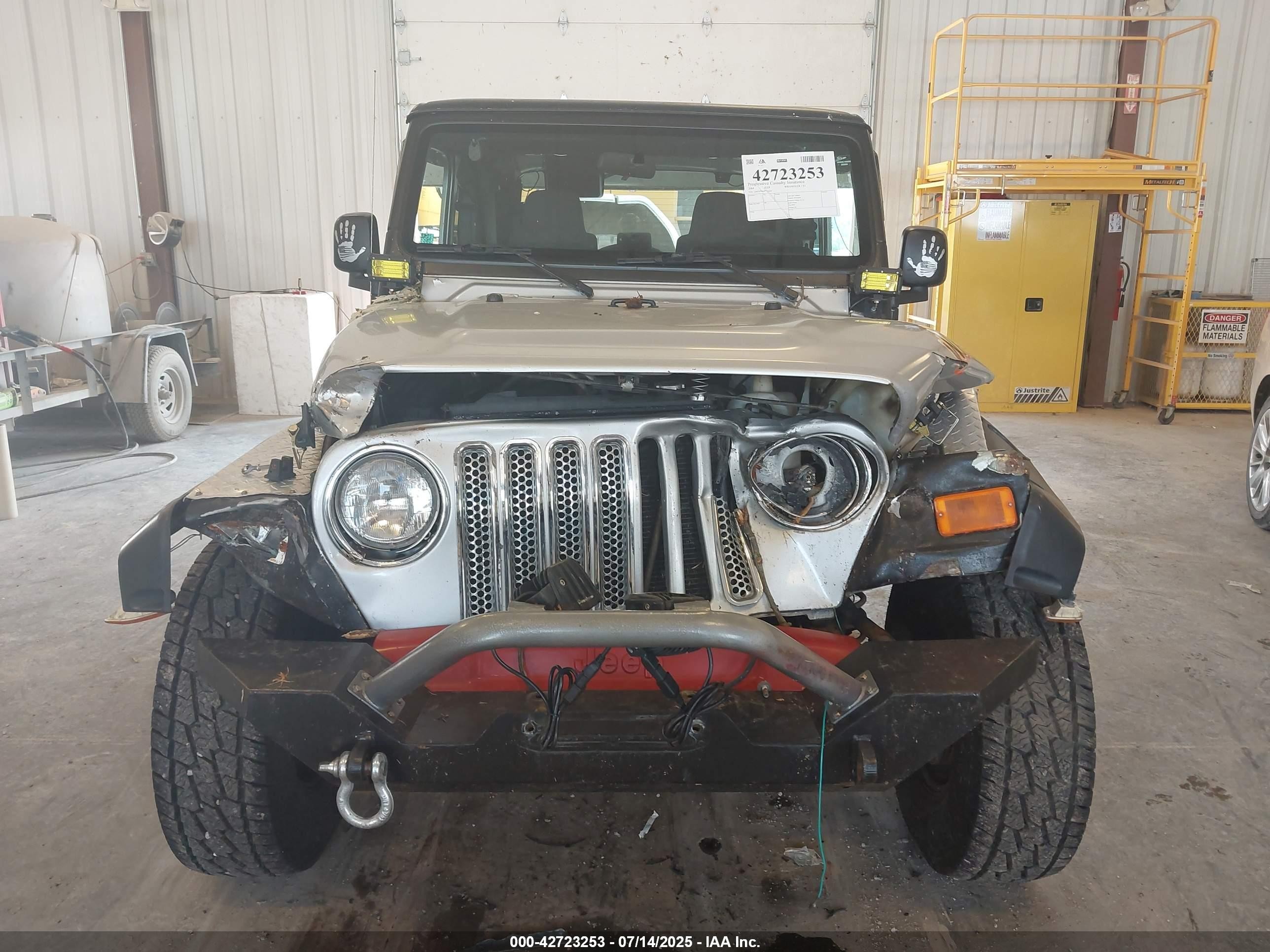 2004 Jeep Tj Sport Silver vin: 1J4FA49S04P754459