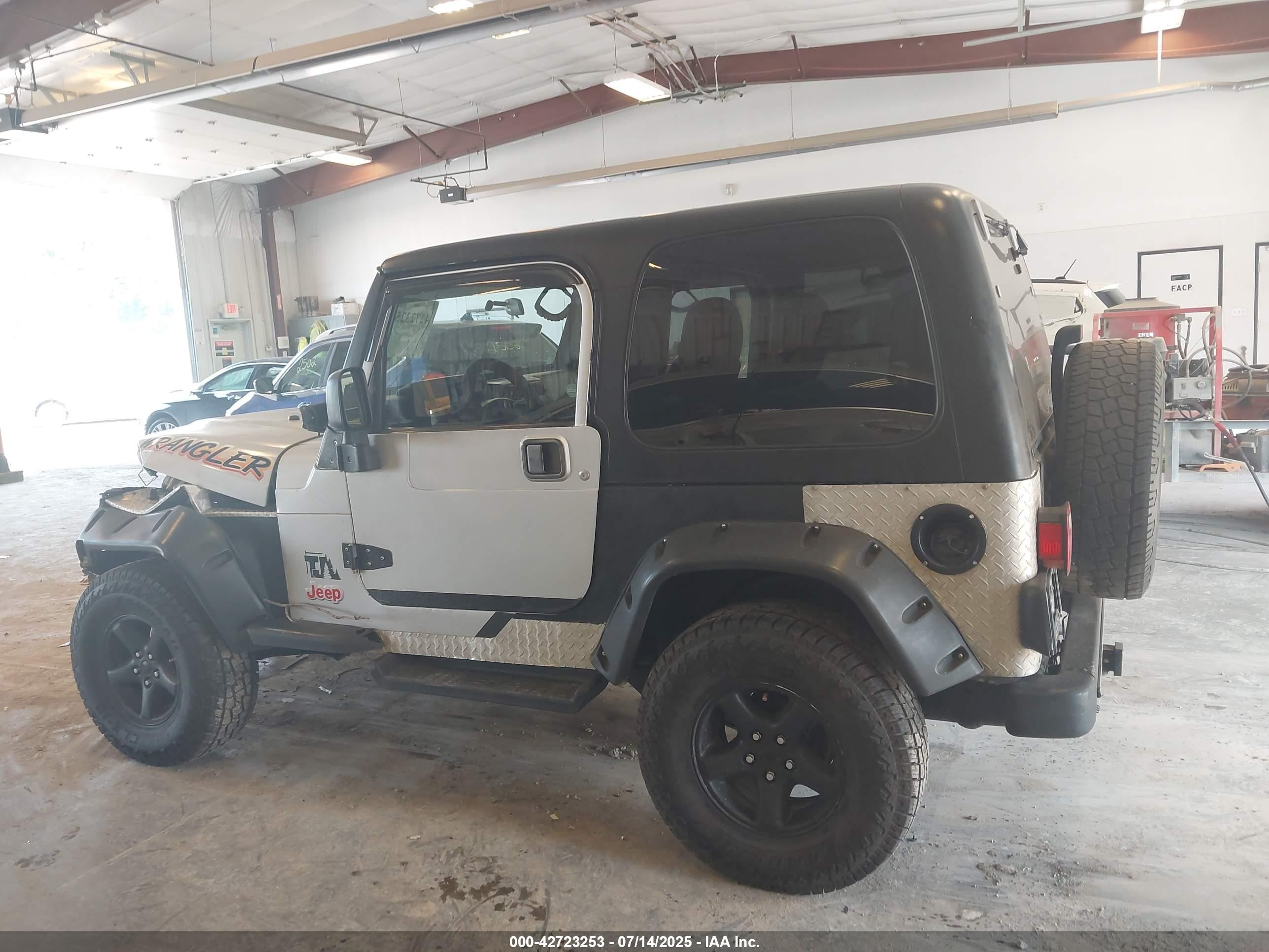 2004 Jeep Tj Sport Silver vin: 1J4FA49S04P754459