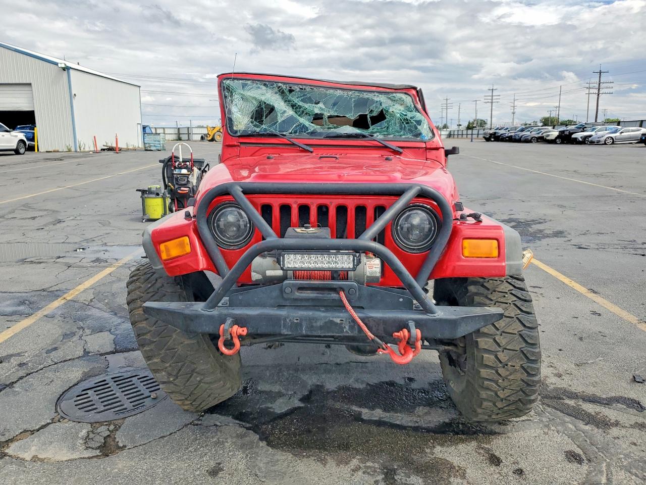 2004 Jeep Wrangler / Tj Sport Red vin: 1J4FA49S04P766448