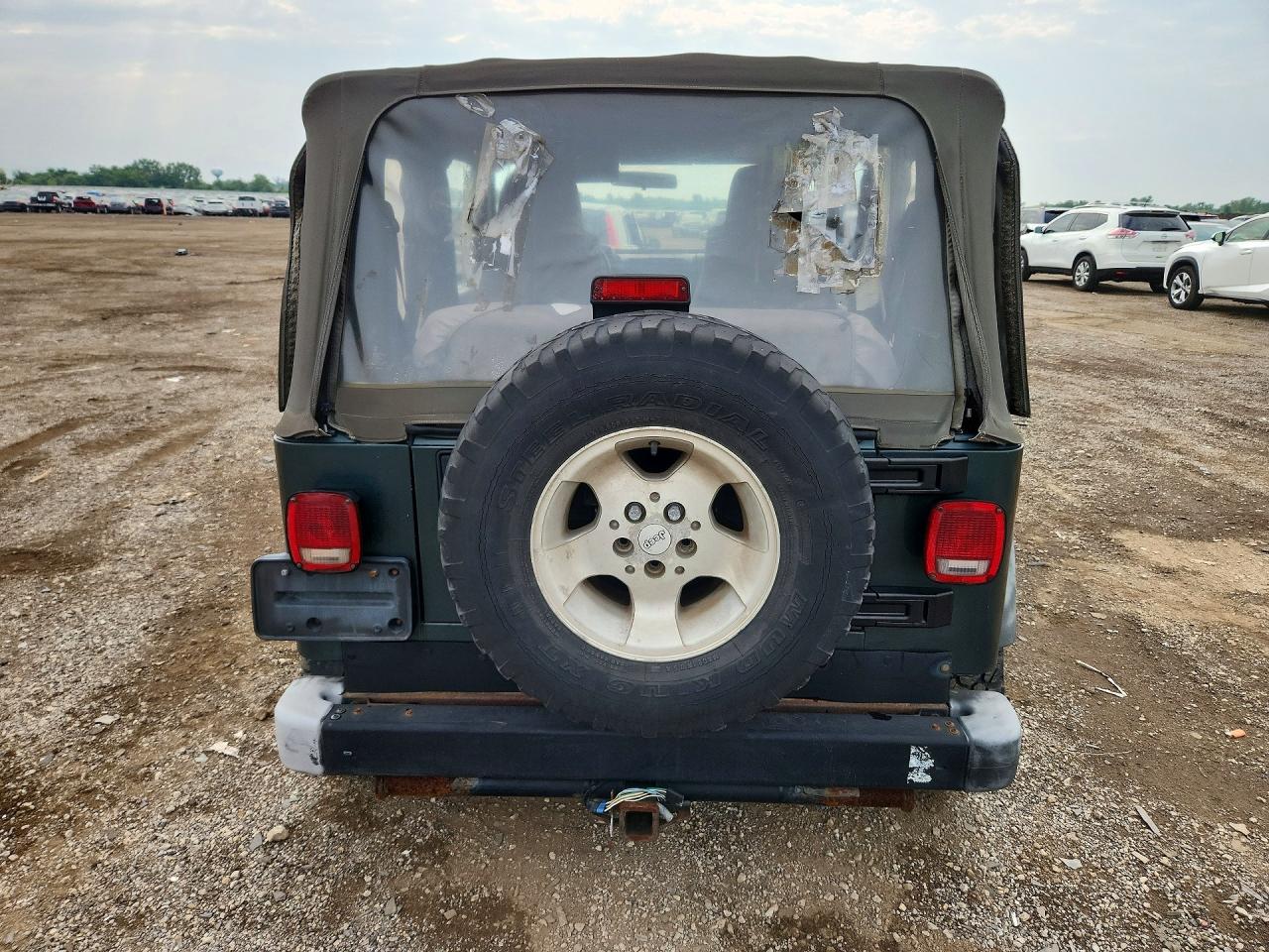 2004 Jeep Wrangler / Tj Sport Green vin: 1J4FA49S04P774646