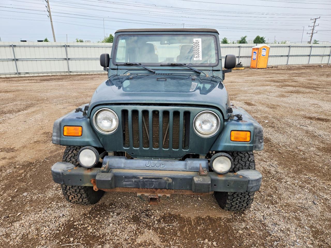 2004 Jeep Wrangler / Tj Sport Green vin: 1J4FA49S04P774646