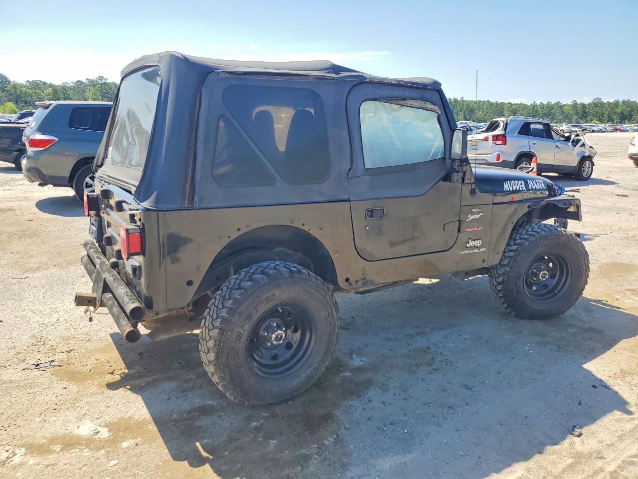 2000 Jeep Wrangler / Tj Sport Black vin: 1J4FA49S0YP707891