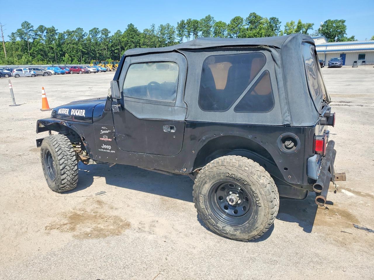 2000 Jeep Wrangler / Tj Sport Black vin: 1J4FA49S0YP707891