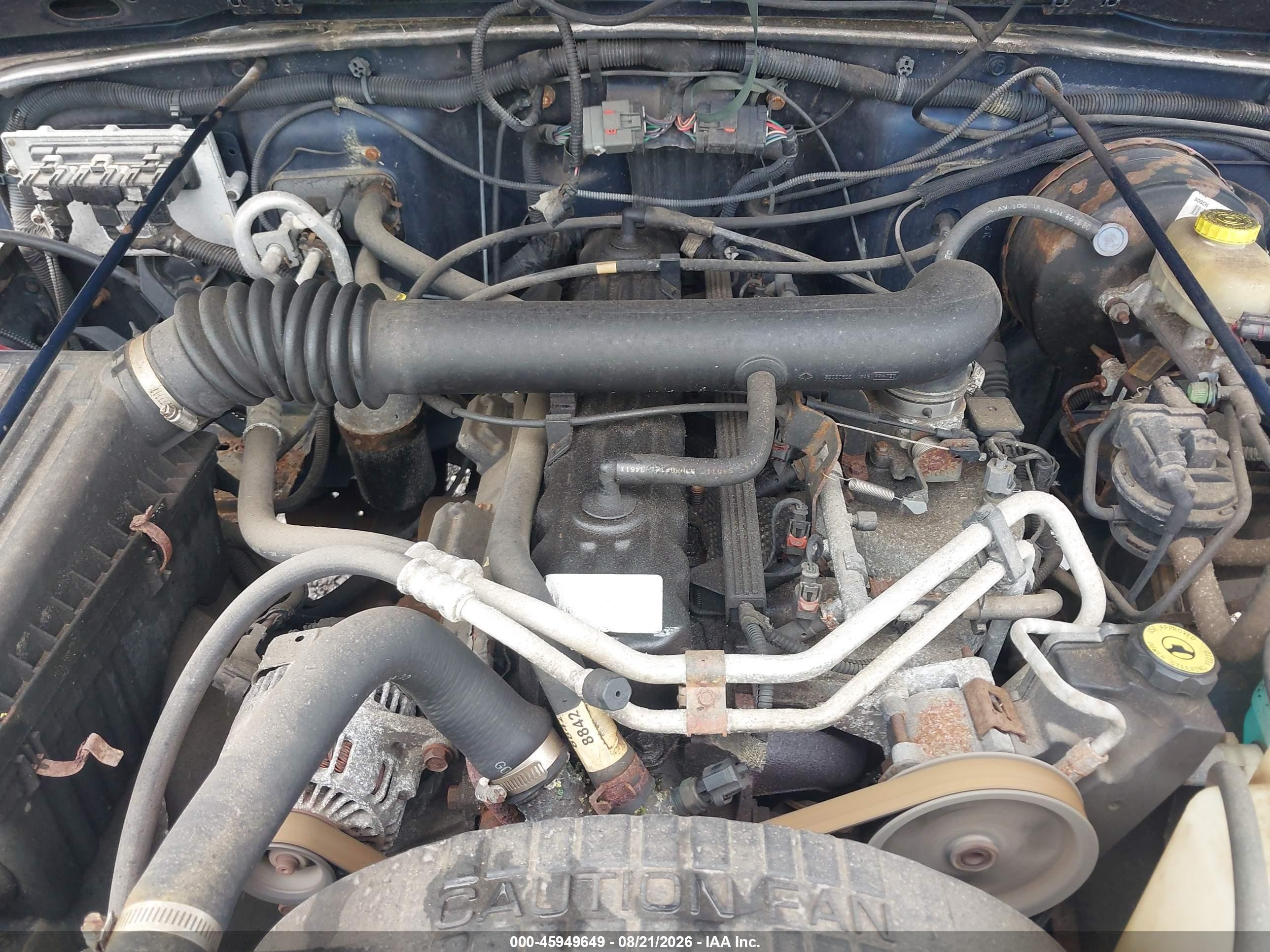 2000 Jeep Wrangler Sport Синий vin: 1J4FA49S0YP721175