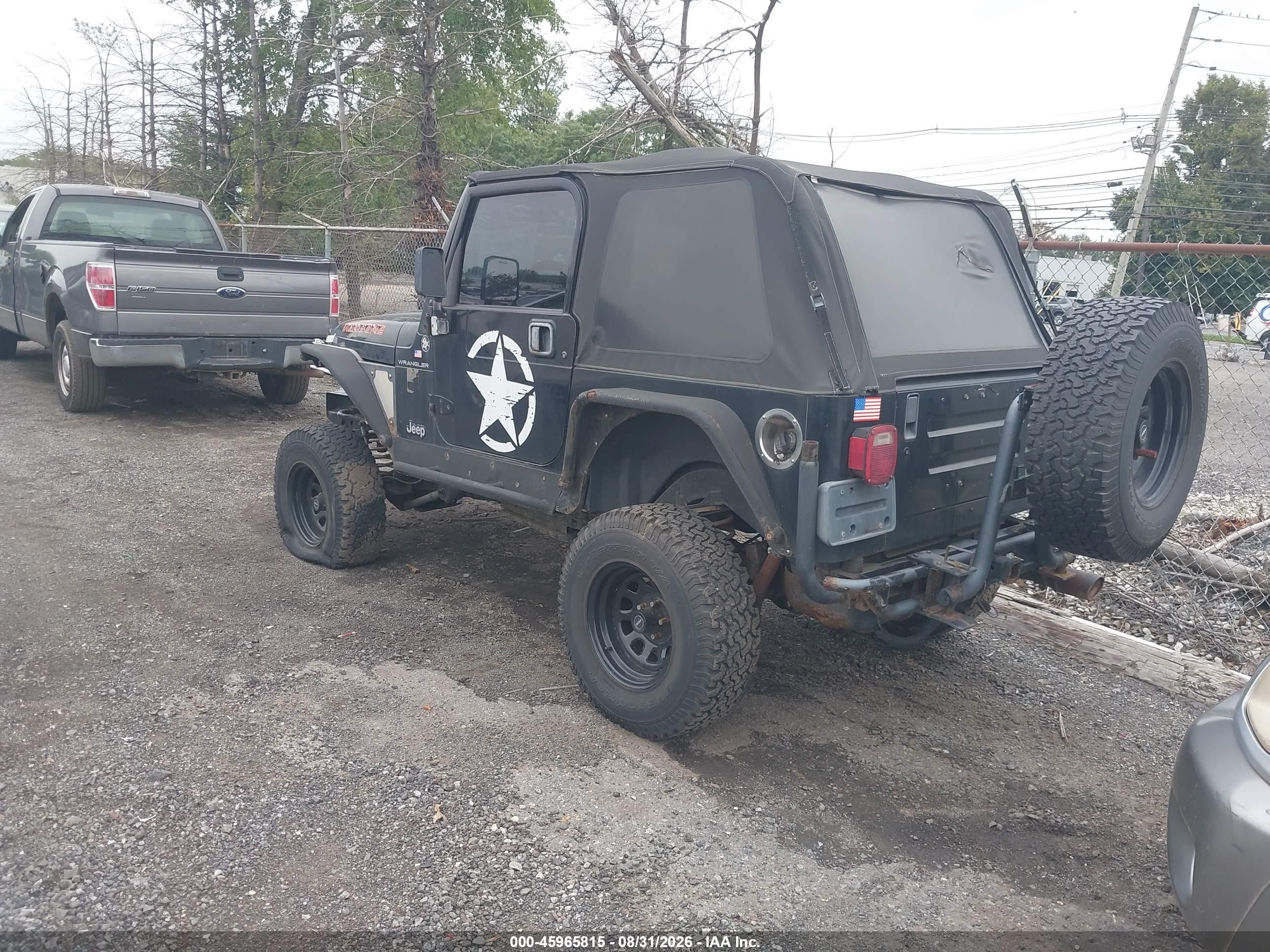 2000 Jeep Wrangler Sport Black vin: 1J4FA49S0YP754659