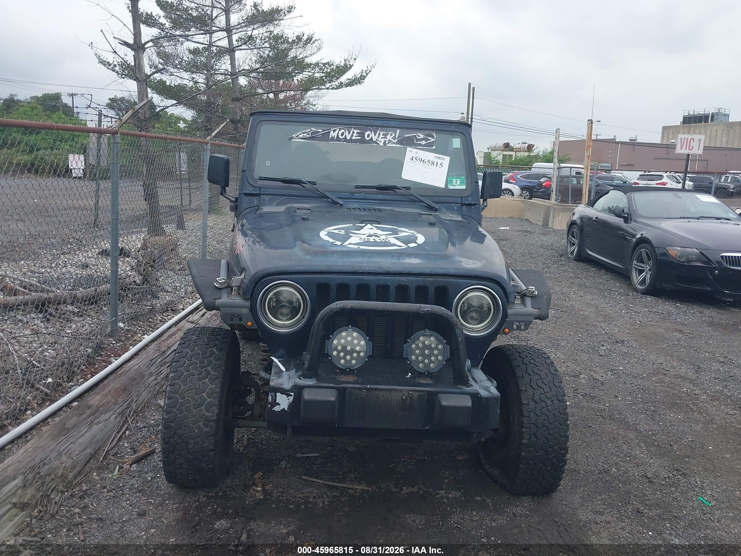 2000 Jeep Wrangler Sport Black vin: 1J4FA49S0YP754659