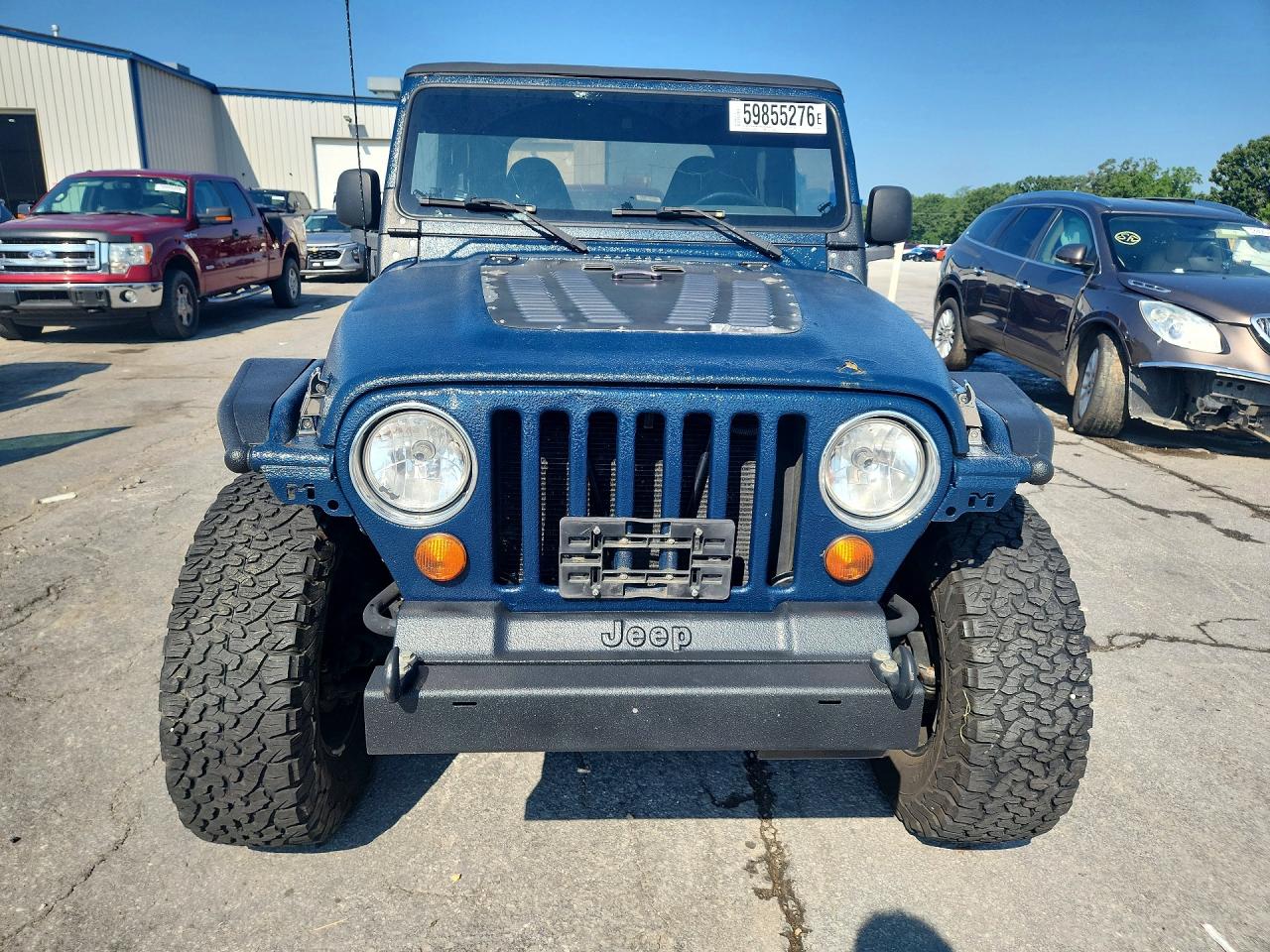 2000 Jeep Wrangler / Tj Sport Blue vin: 1J4FA49S0YP790495