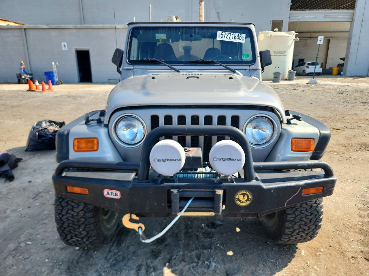 2001 Jeep Wrangler / Tj Sport Gray vin: 1J4FA49S11P323978