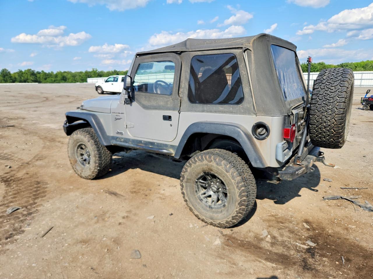 2001 Jeep Wrangler / Tj Sport Gray vin: 1J4FA49S11P323978