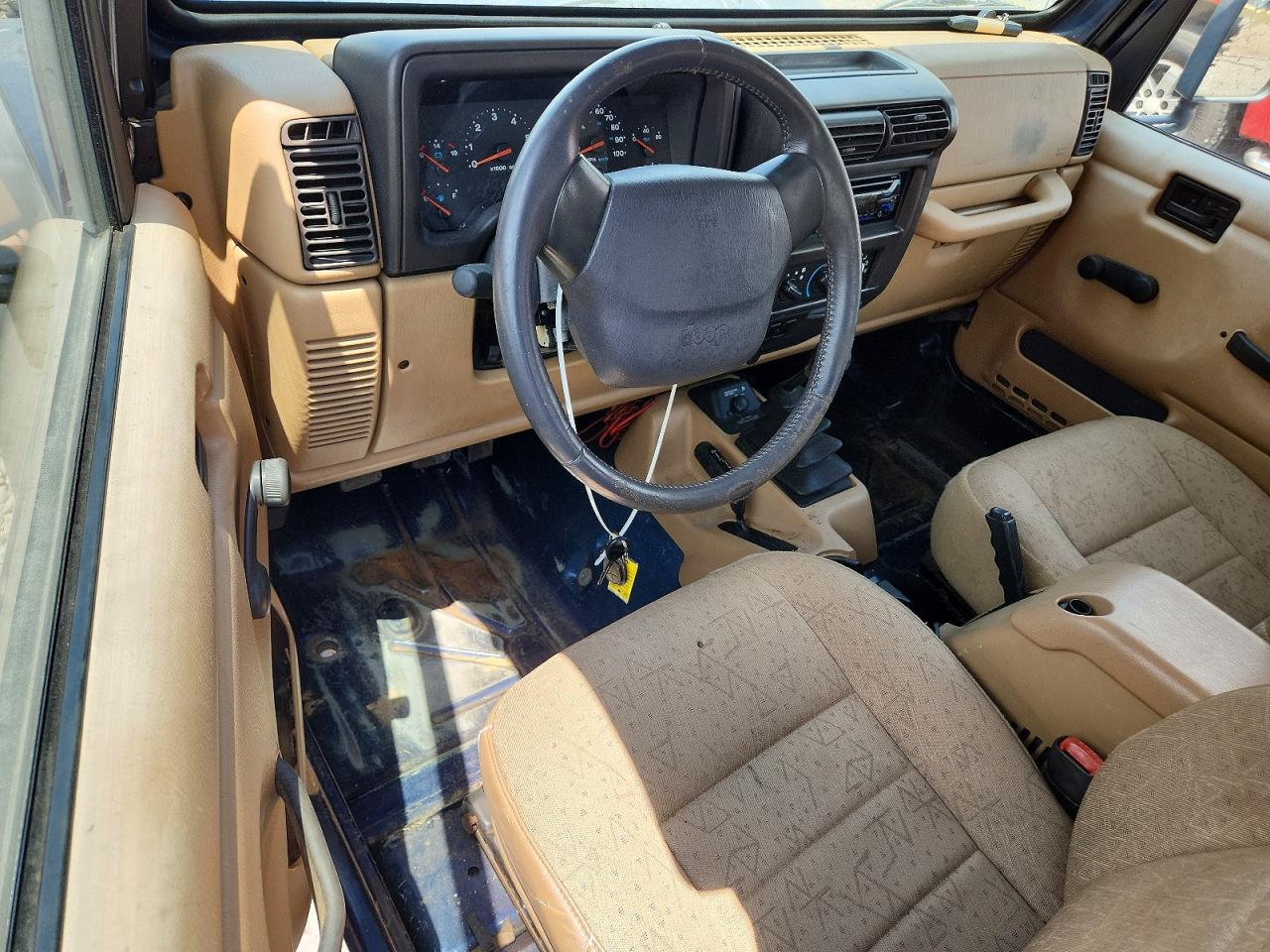 2001 Jeep Wrangler / Tj Sport Blue vin: 1J4FA49S11P355488