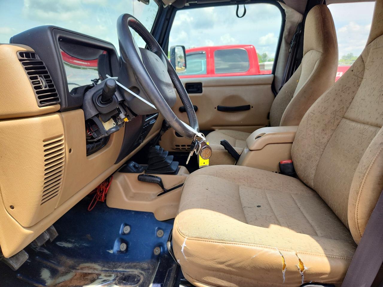 2001 Jeep Wrangler / Tj Sport Blue vin: 1J4FA49S11P355488