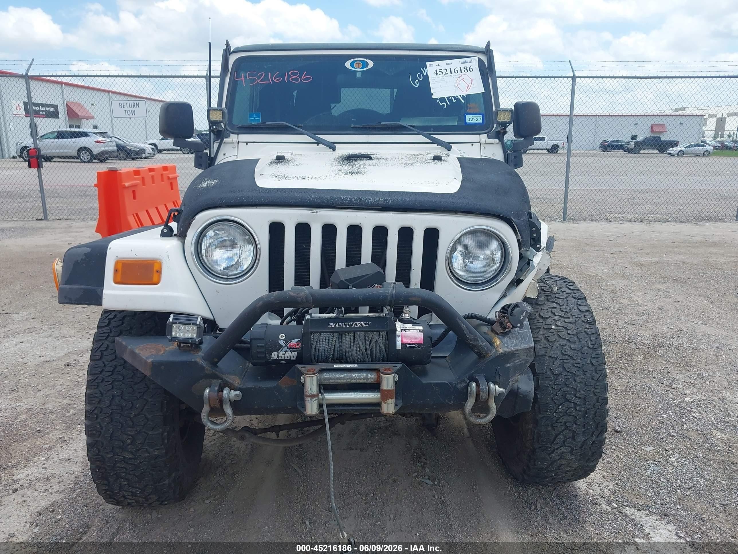 2003 Jeep Wrangler Sport White vin: 1J4FA49S13P365375