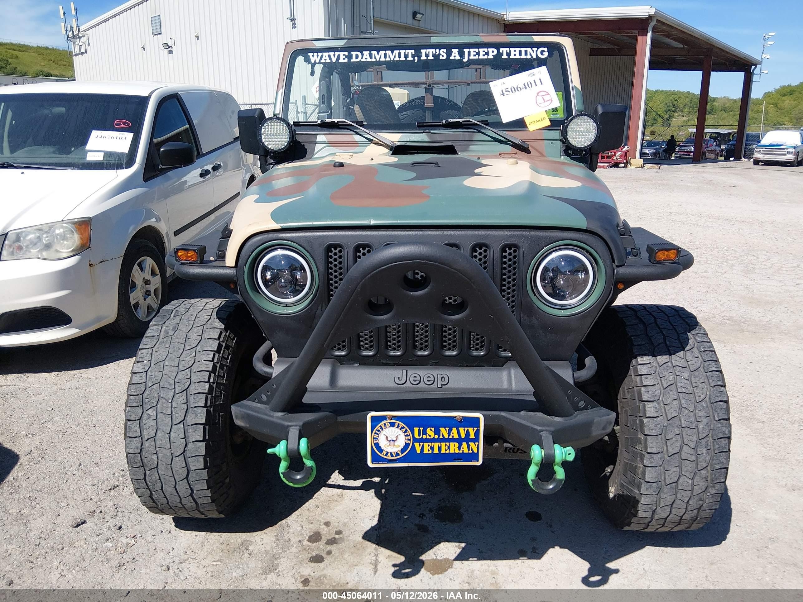 2000 Jeep Wrangler Sport Green vin: 1J4FA49S1YP754251